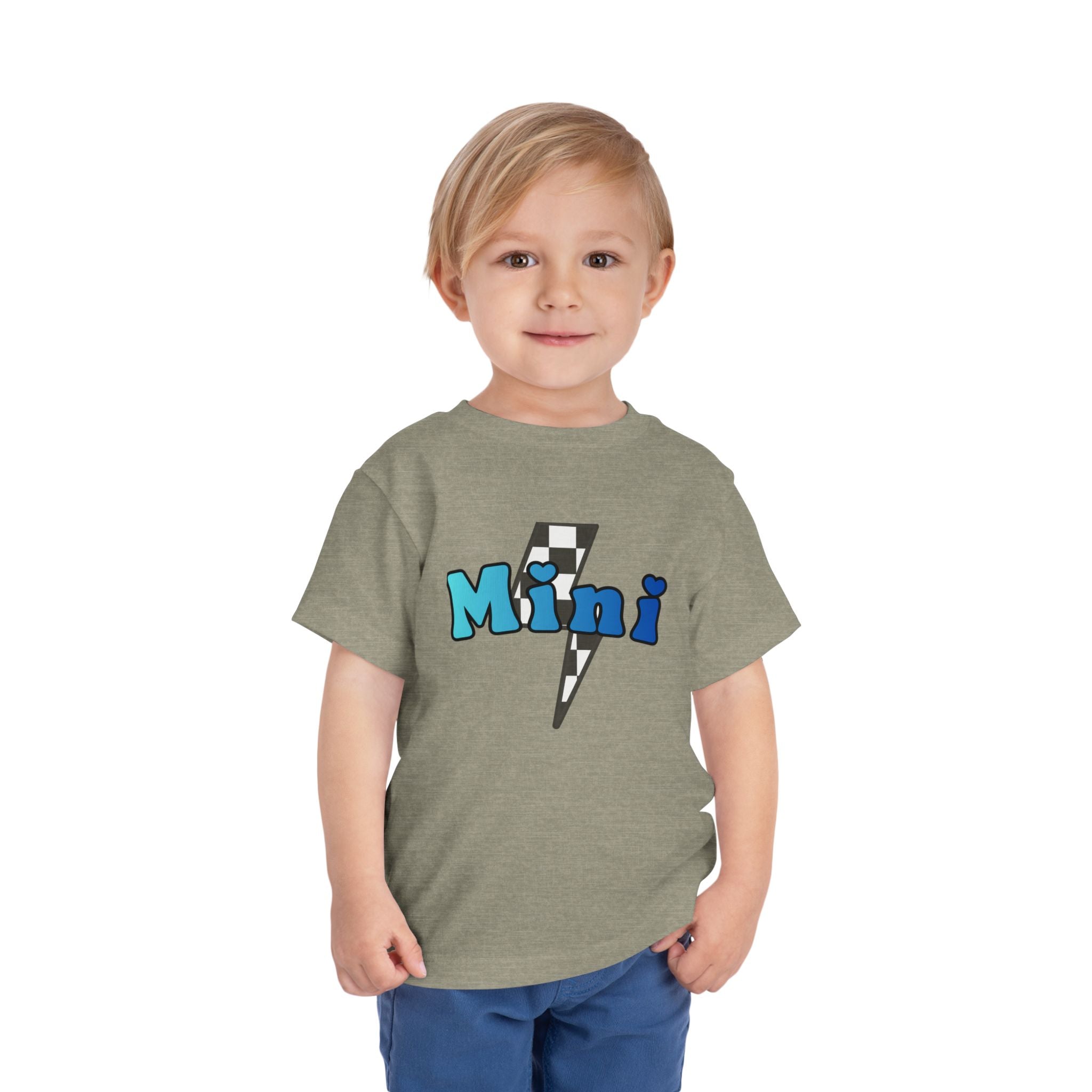 Toddler Lightning Bolt Short Sleeve Tee — Mini Lightning Bolt to Match Mama