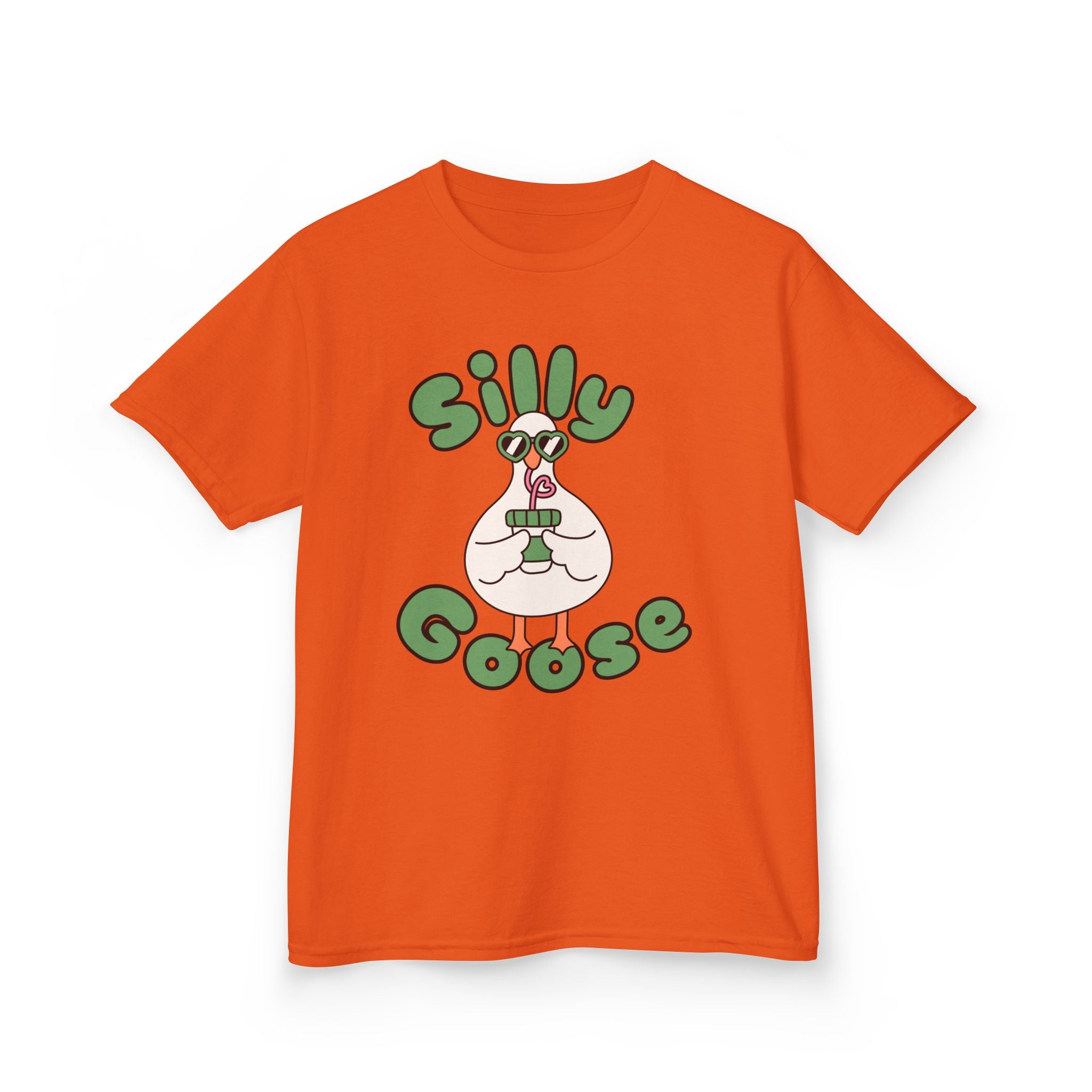 Silly Goose Kids T-Shirt — Cute Cartoon Goose Tee for Children