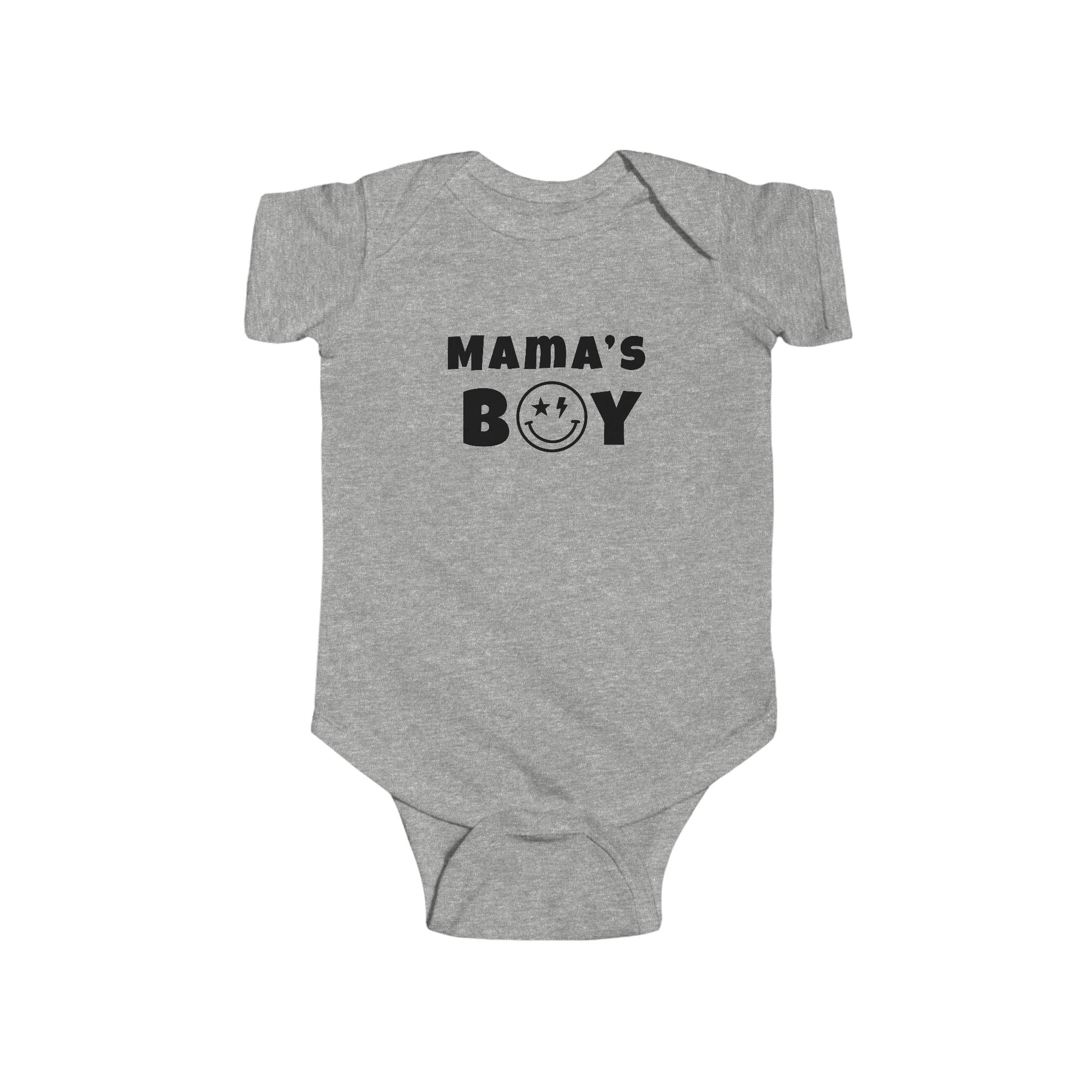 Mama's Boy Punk Smiley Infant Bodysuit