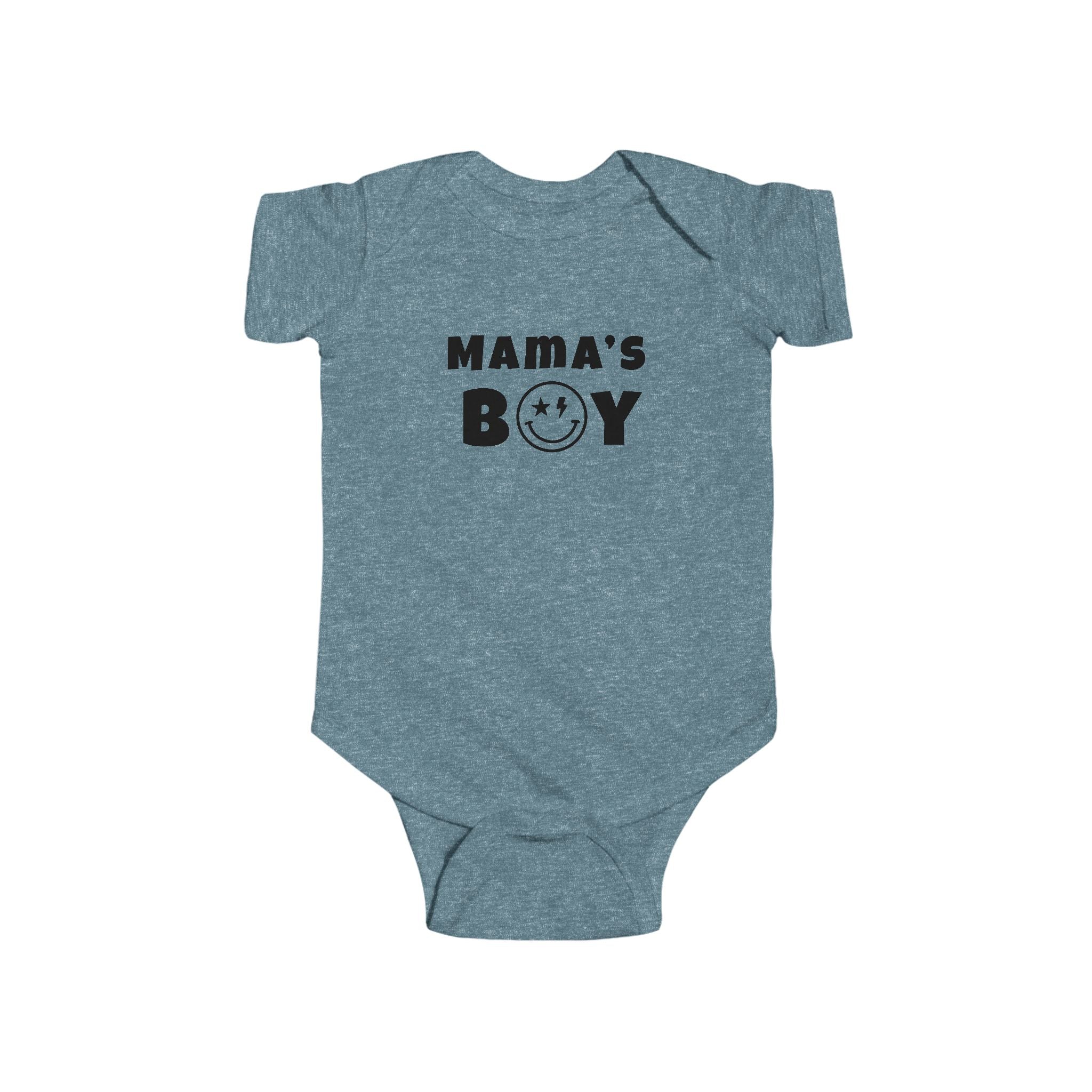 Mama's Boy Punk Smiley Infant Bodysuit