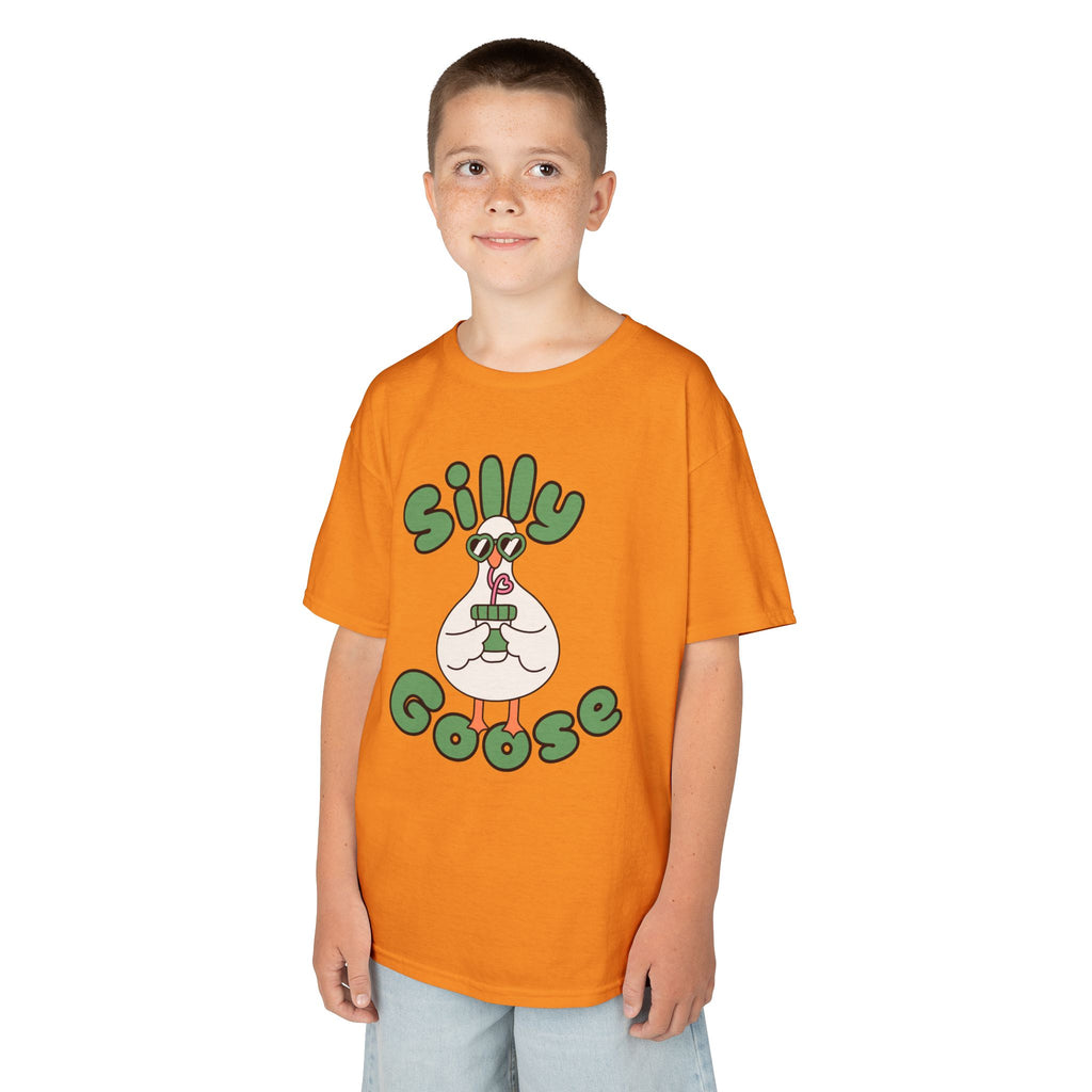 Silly Goose Kids T-Shirt — Cute Cartoon Goose Tee for Children