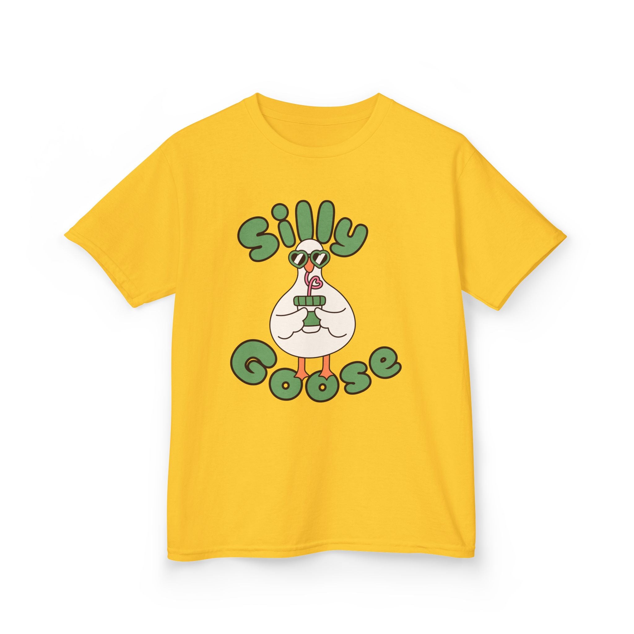 Silly Goose Kids T-Shirt — Cute Cartoon Goose Tee for Children