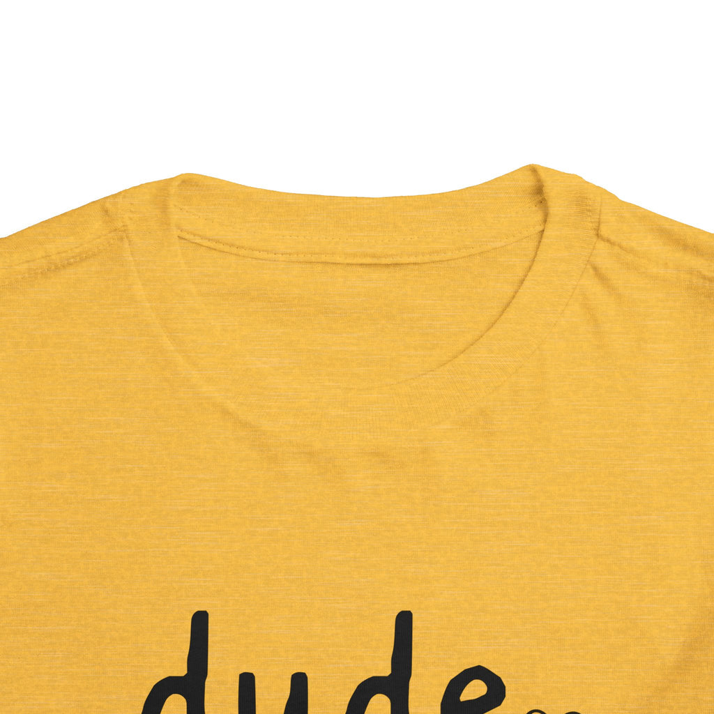 Dude Heart Toddler Tee — Kids' 'Dude' Heart T-Shirt