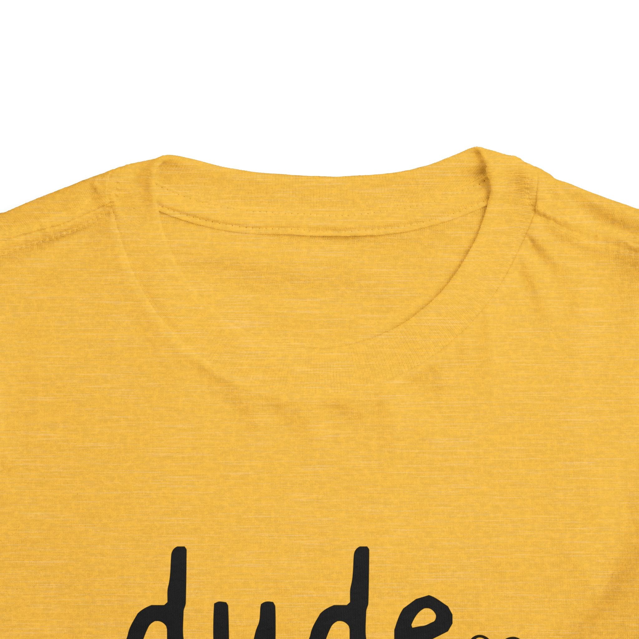 Dude Heart Toddler Tee — Kids' 'Dude' Heart T-Shirt