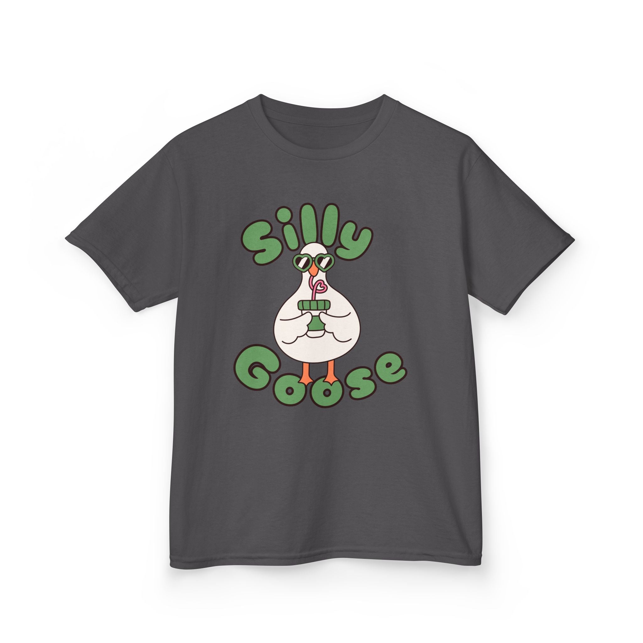 Silly Goose Kids T-Shirt — Cute Cartoon Goose Tee for Children