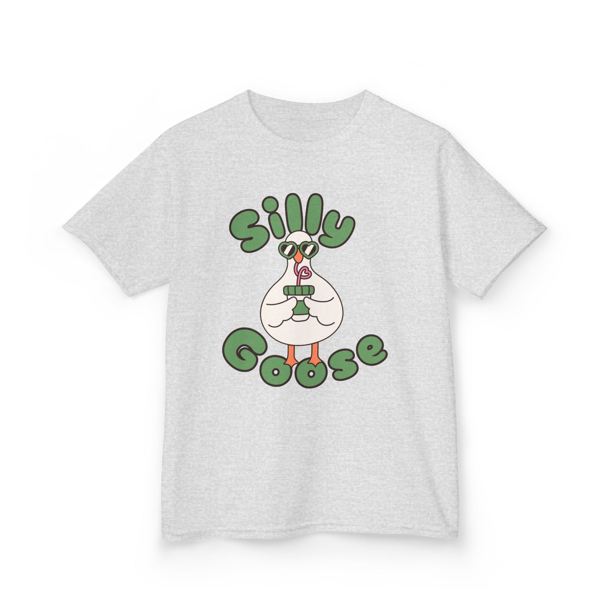 Silly Goose Kids T-Shirt — Cute Cartoon Goose Tee for Children