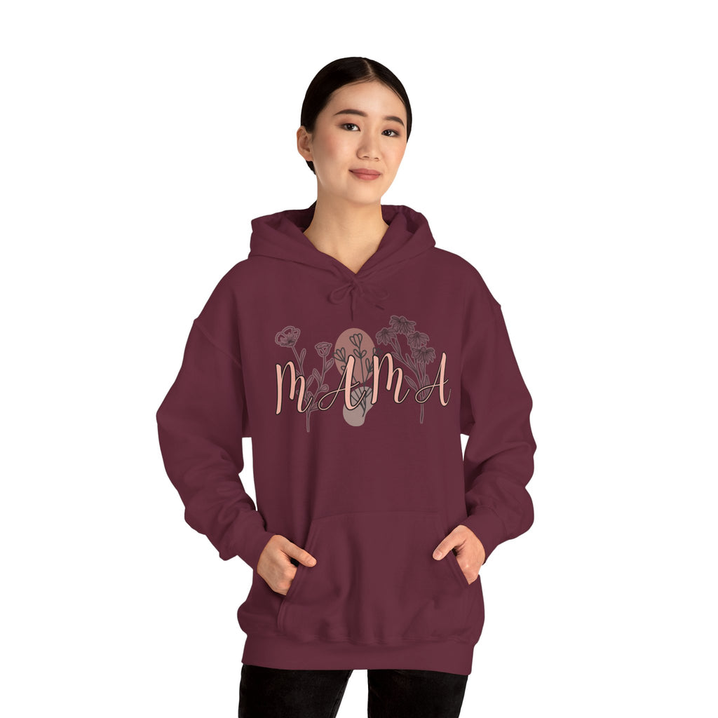 Mama Floral Hoodie – Cozy Mother's Day Gift Sweatshirt