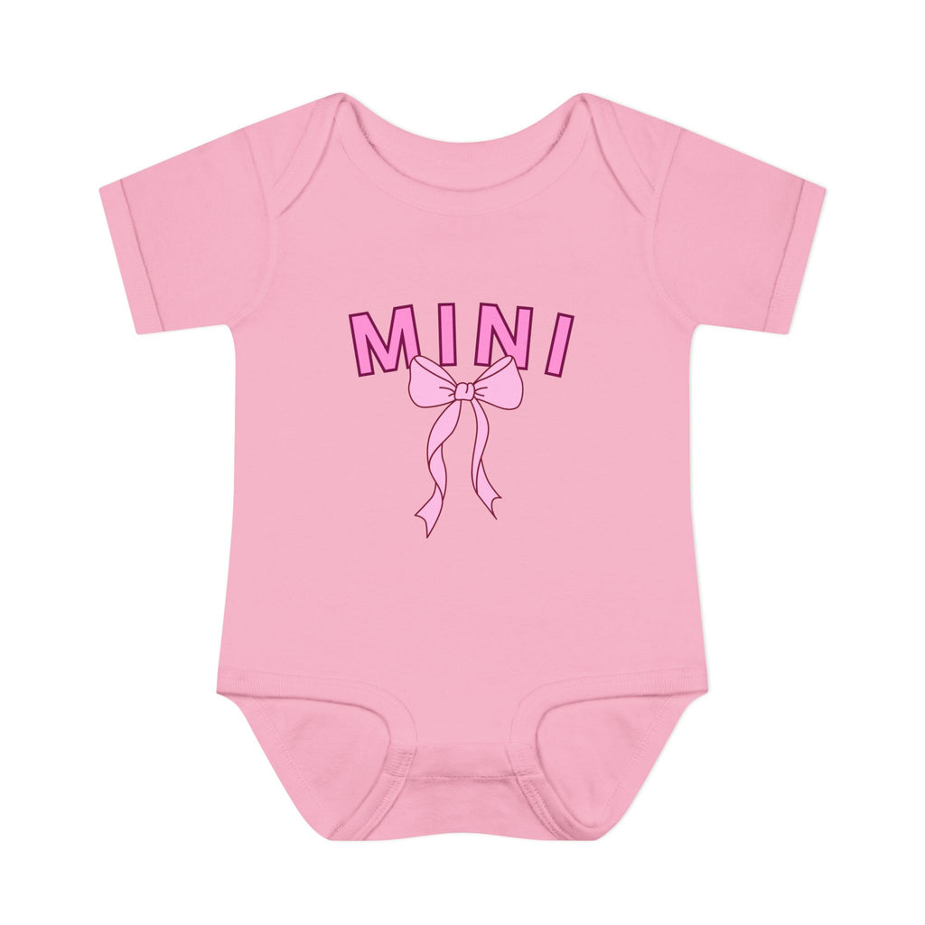 Infant Bodysuit — Mini Onesie with Bow (Matches Mama Shirt)