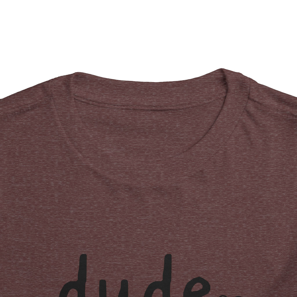 Dude Heart Toddler Tee — Kids' 'Dude' Heart T-Shirt