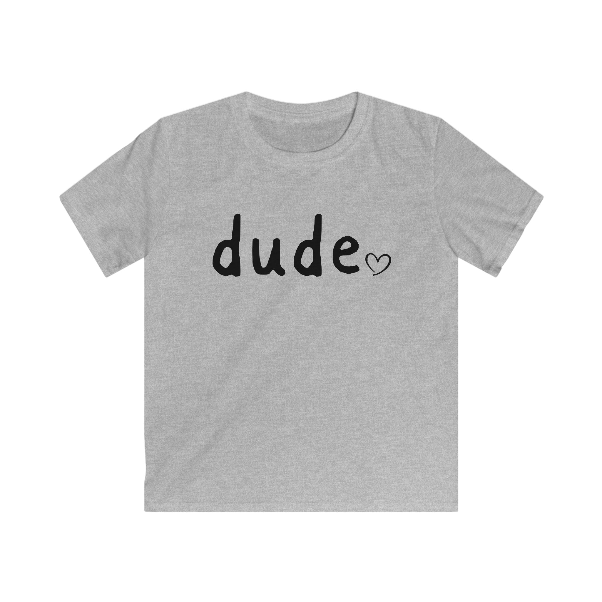 Kids "Dude" T-Shirt — Fun Casual Tee for Boys