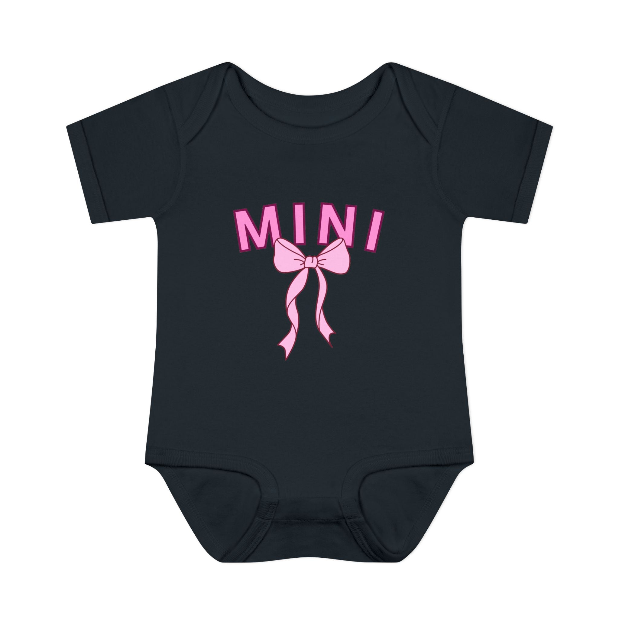 Infant Bodysuit — Mini Onesie with Bow (Matches Mama Shirt)