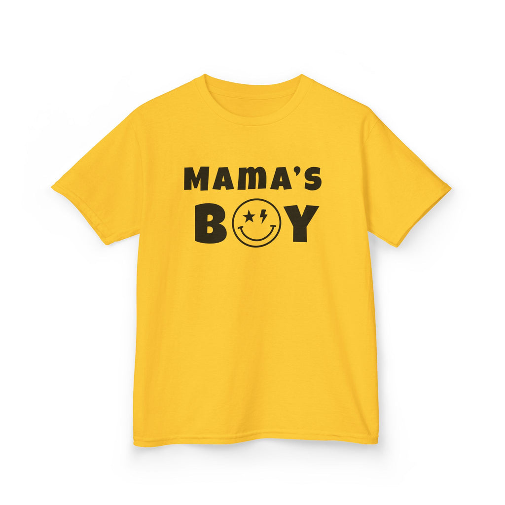 Kids Punk Smiley Tee — “Mama’s Boy” Graphic T-Shirt