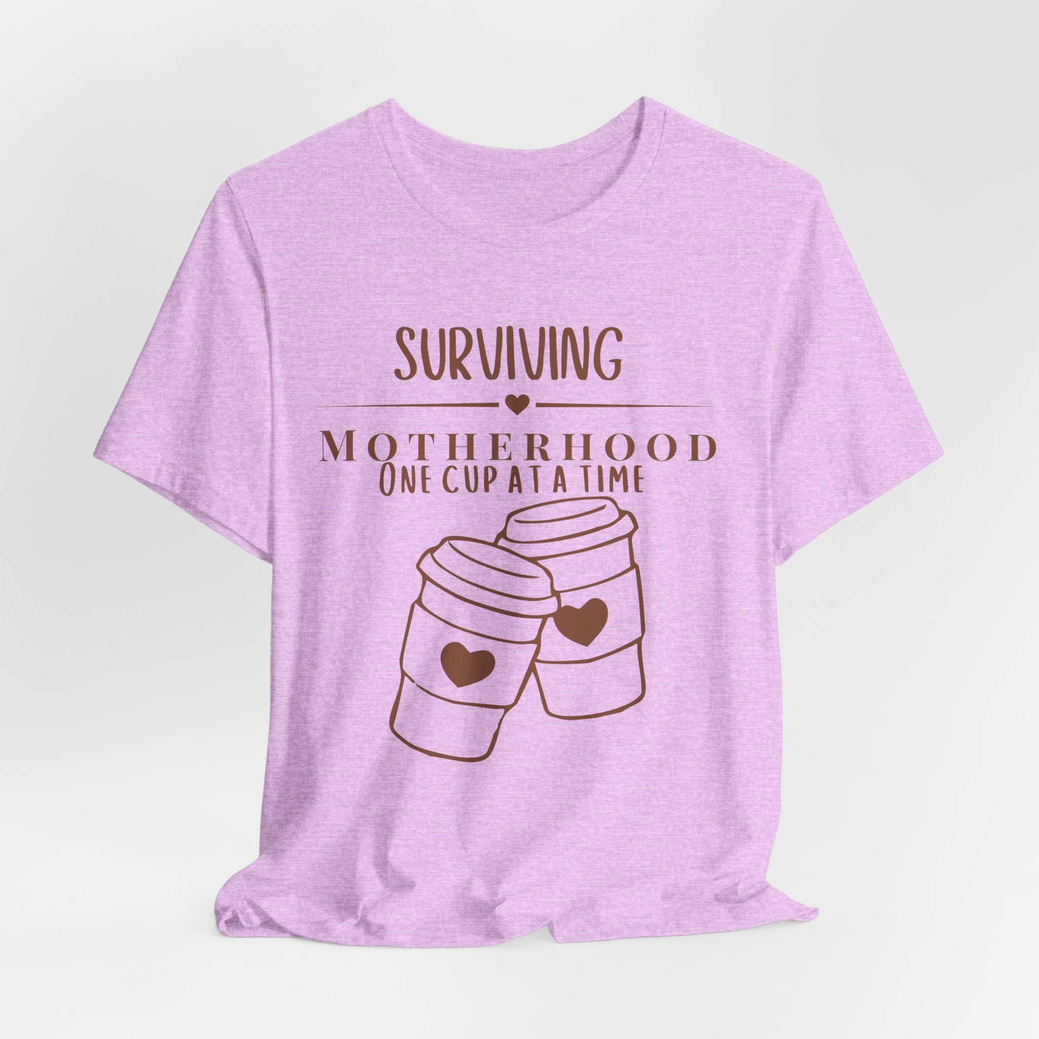 Surviving motherhood one cup at a time shirt
