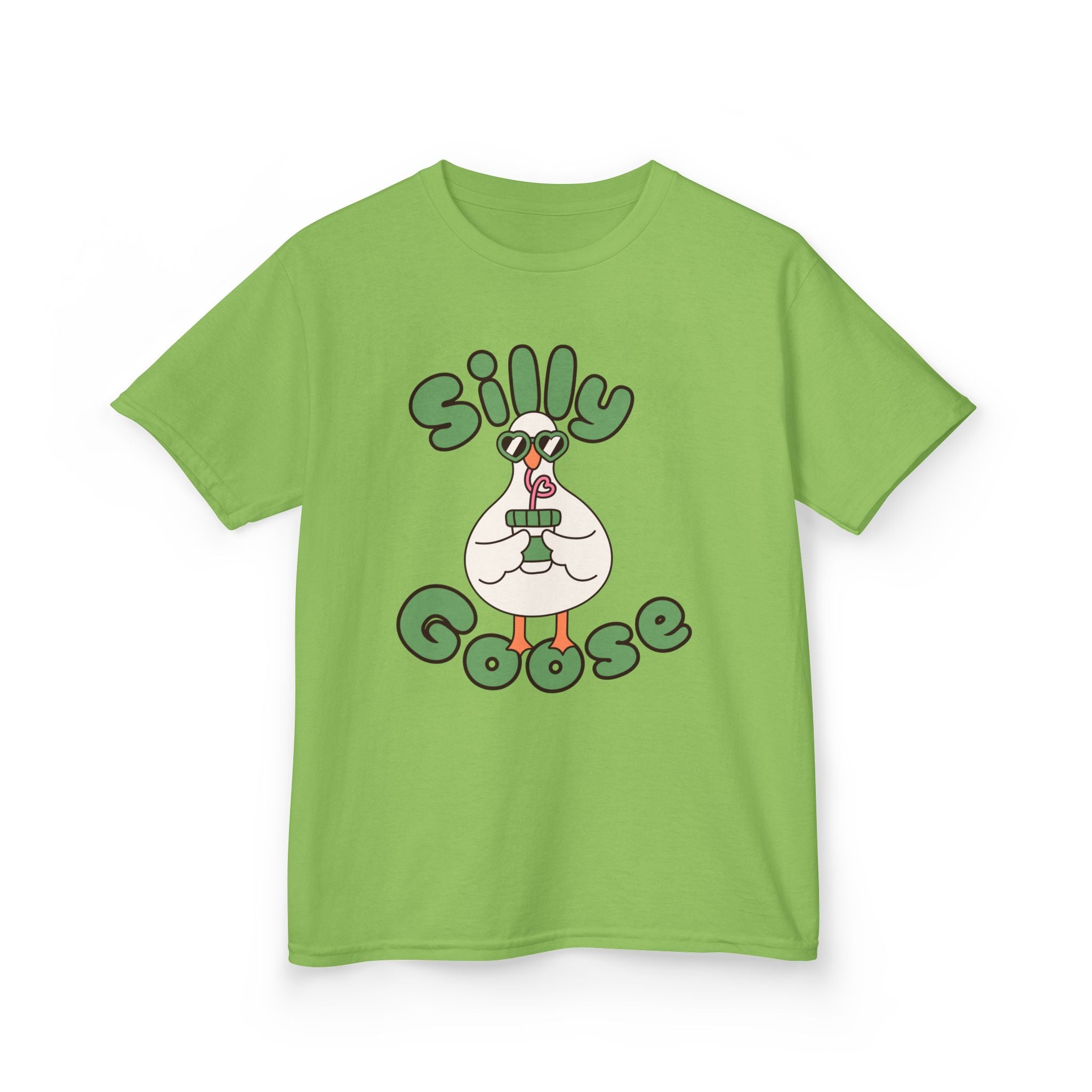 Silly Goose Kids T-Shirt — Cute Cartoon Goose Tee for Children