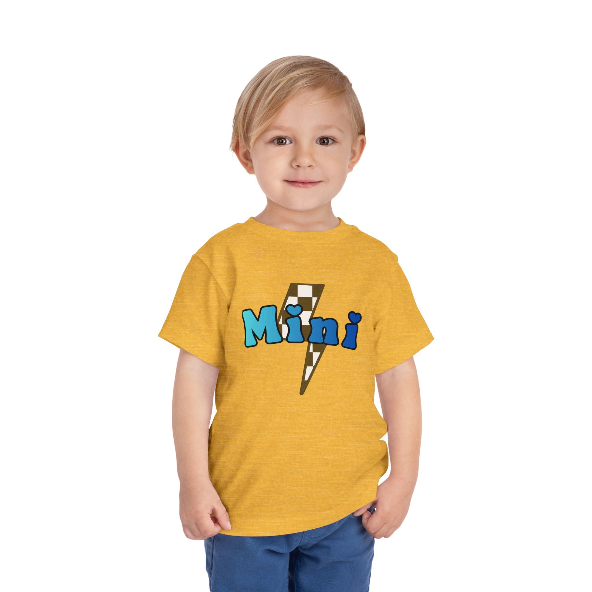 Toddler Lightning Bolt Short Sleeve Tee — Mini Lightning Bolt to Match Mama