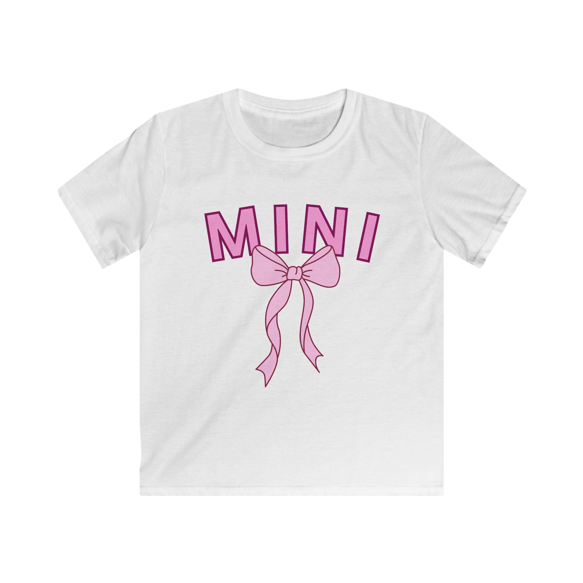 Matching Mama & Kids Tee — Mini Shirt with Bow