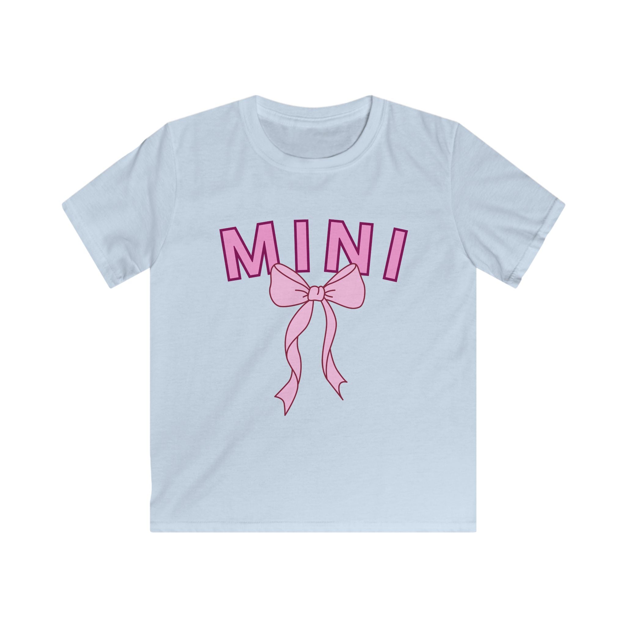 Matching Mama & Kids Tee — Mini Shirt with Bow