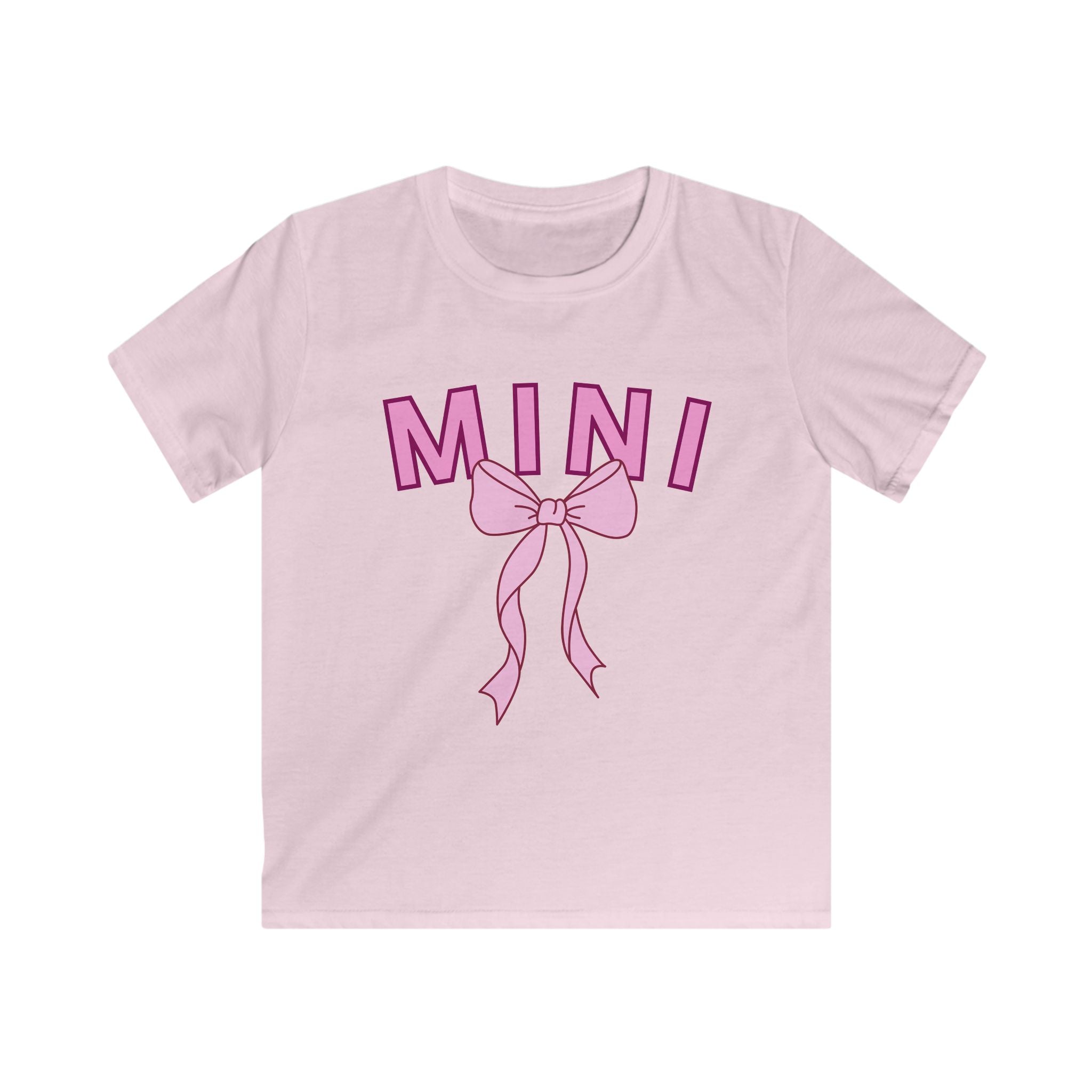 Matching Mama & Kids Tee — Mini Shirt with Bow