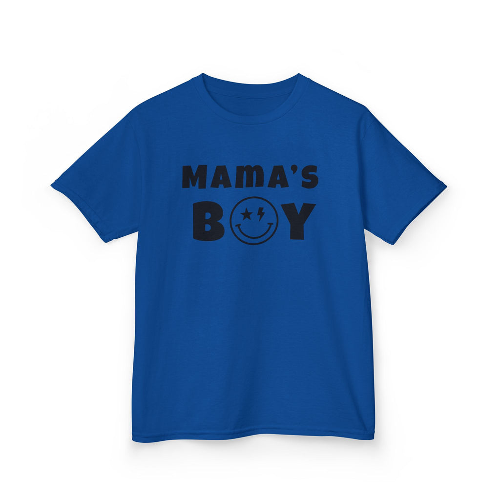 Kids Punk Smiley Tee — “Mama’s Boy” Graphic T-Shirt