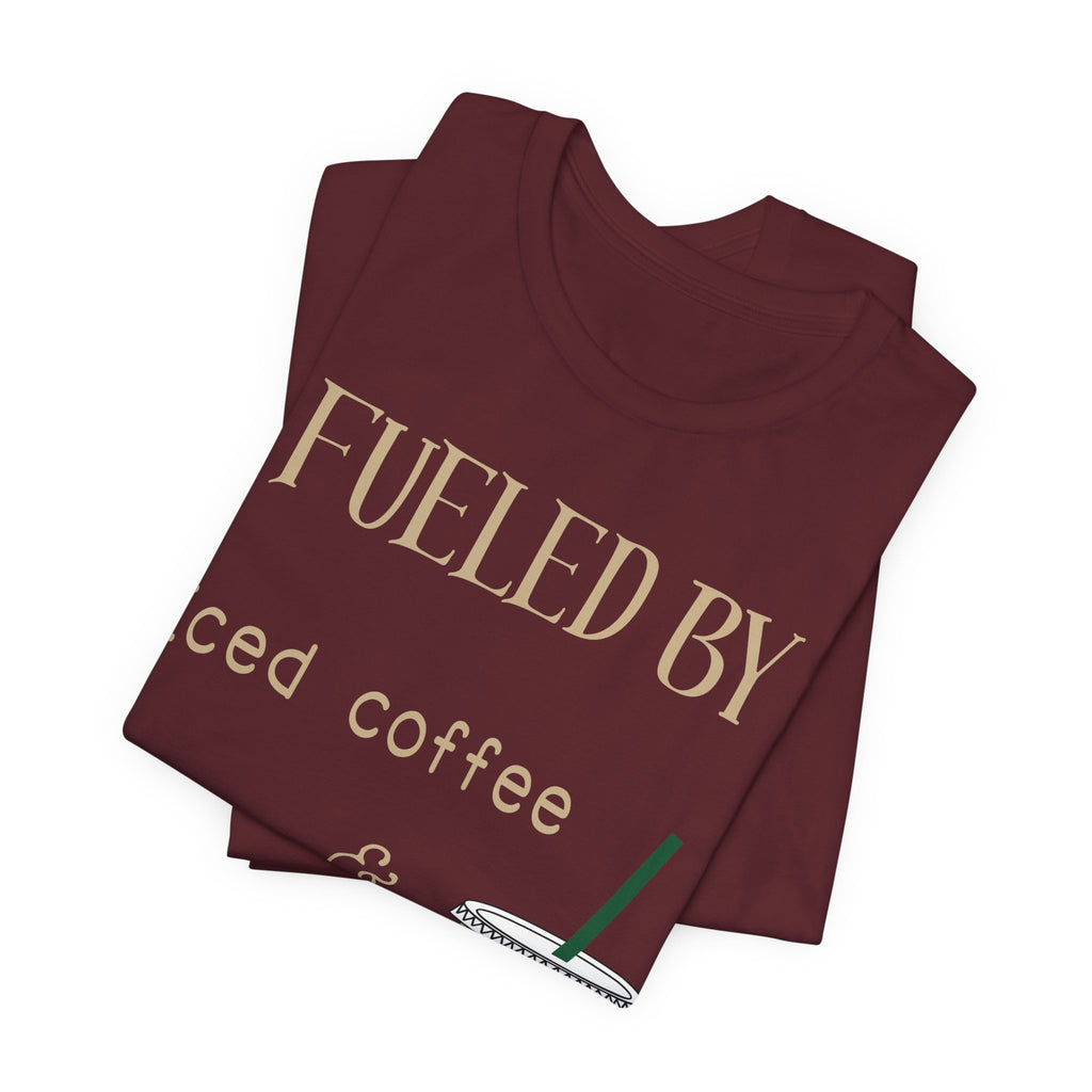 Fueled by Iced Coffee and Anxiety T-Shirt