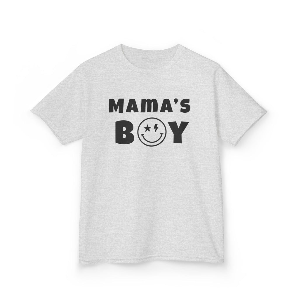 Kids Punk Smiley Tee — “Mama’s Boy” Graphic T-Shirt