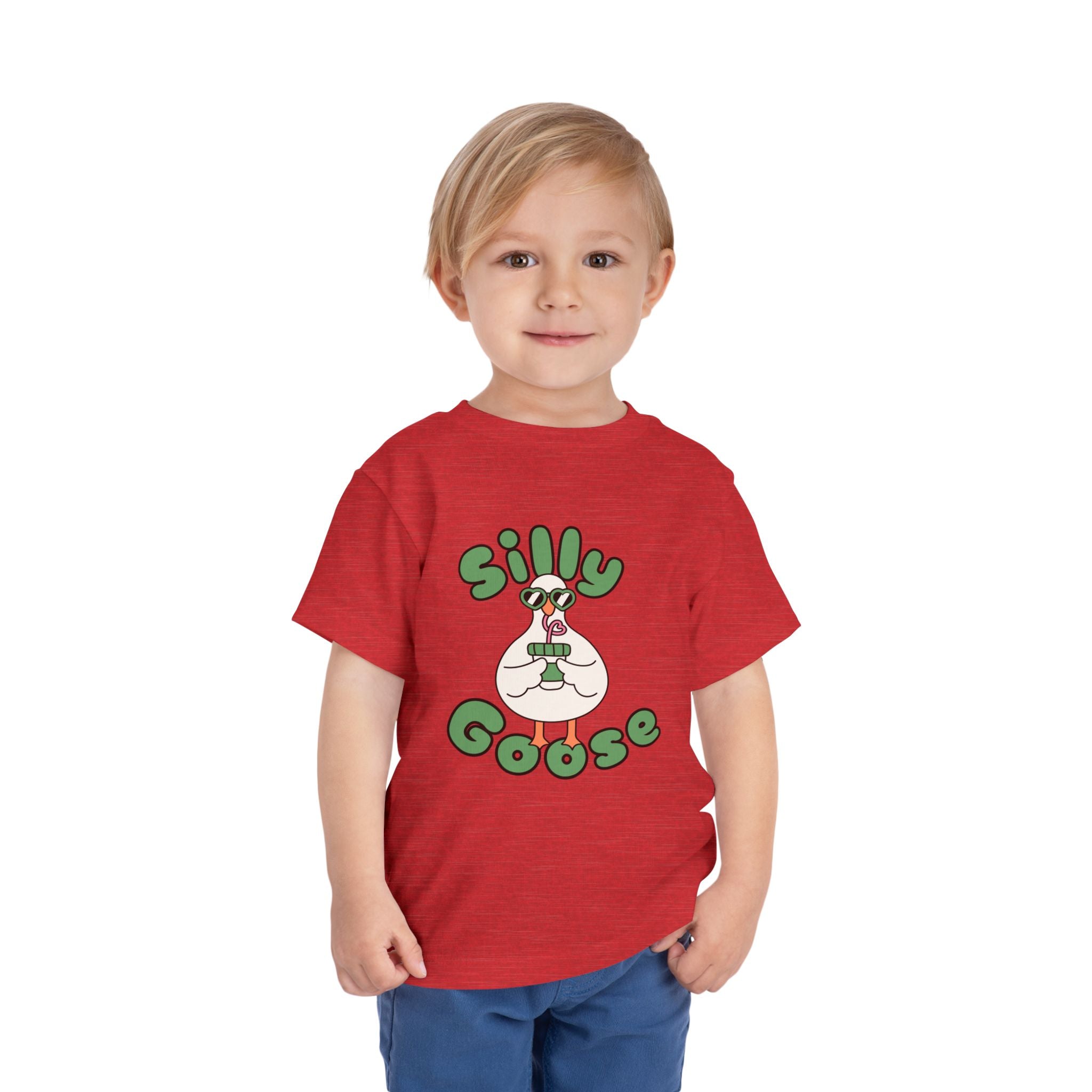Silly Goose Toddler Tee — Cute Goose Graphic Kids Shirt