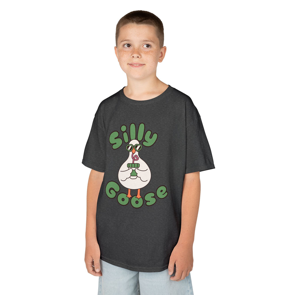 Silly Goose Kids T-Shirt — Cute Cartoon Goose Tee for Children