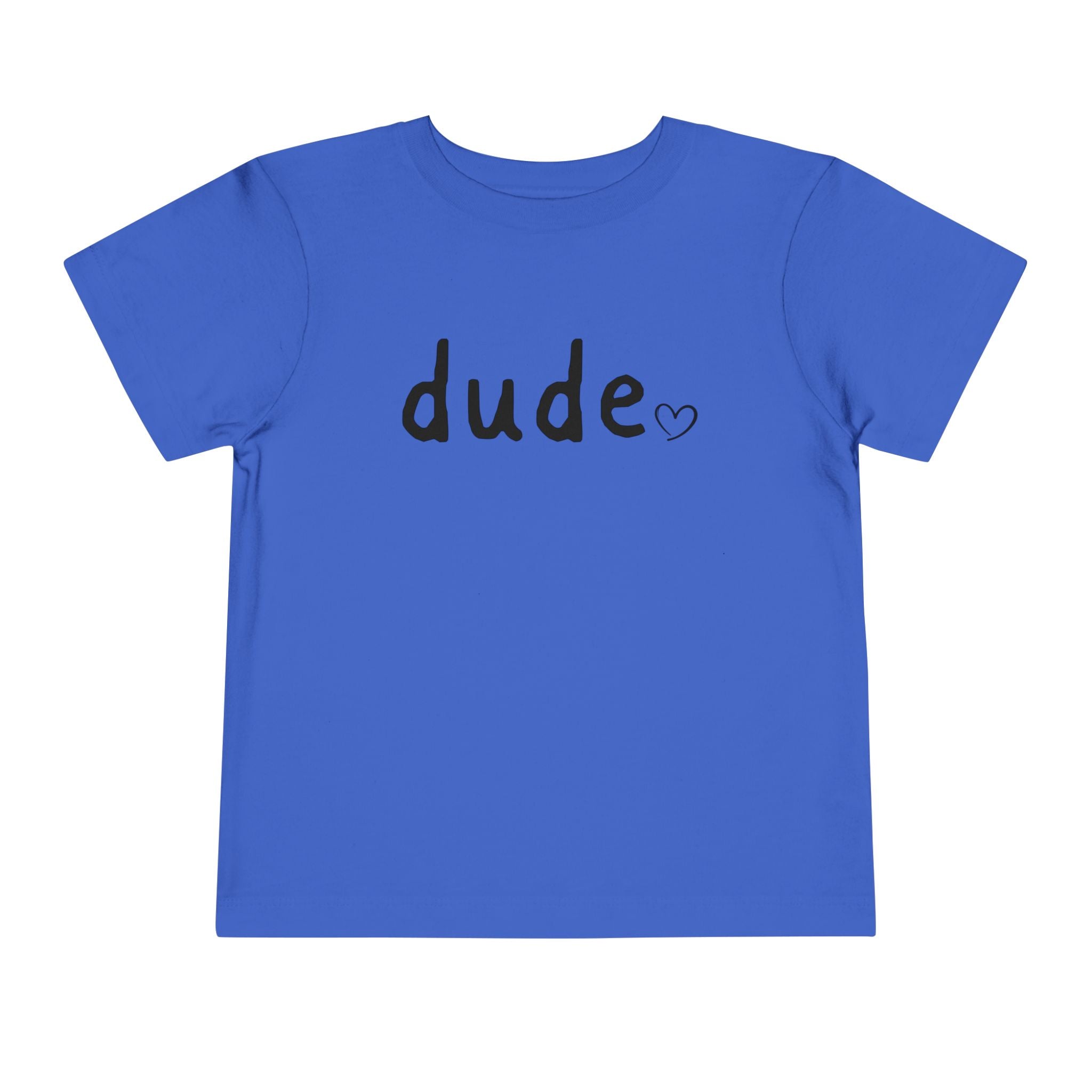 Dude Heart Toddler Tee — Kids' 'Dude' Heart T-Shirt