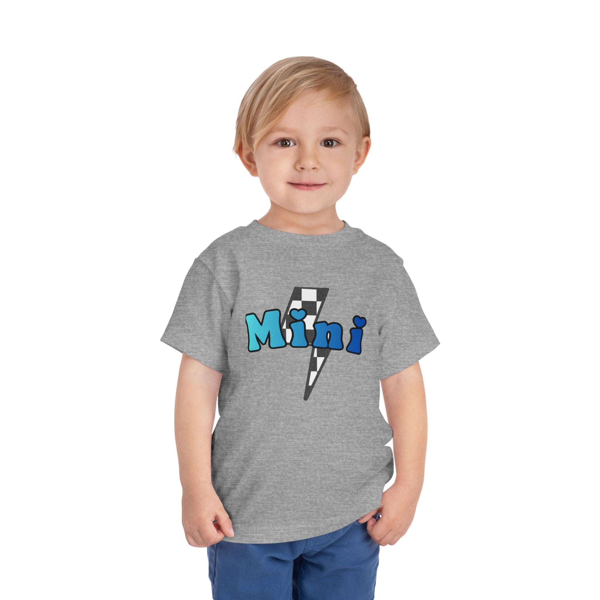 Toddler Lightning Bolt Short Sleeve Tee — Mini Lightning Bolt to Match Mama