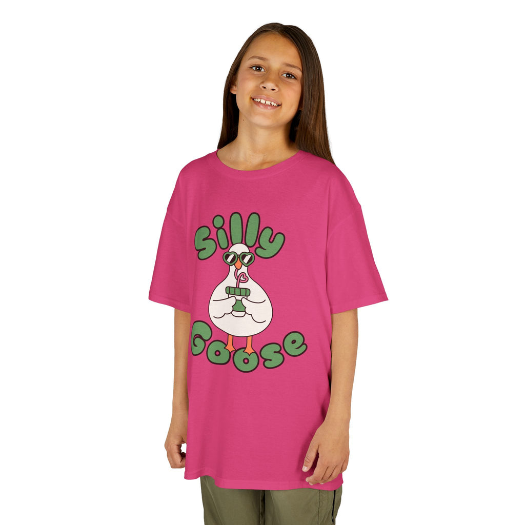 Silly Goose Kids T-Shirt — Cute Cartoon Goose Tee for Children