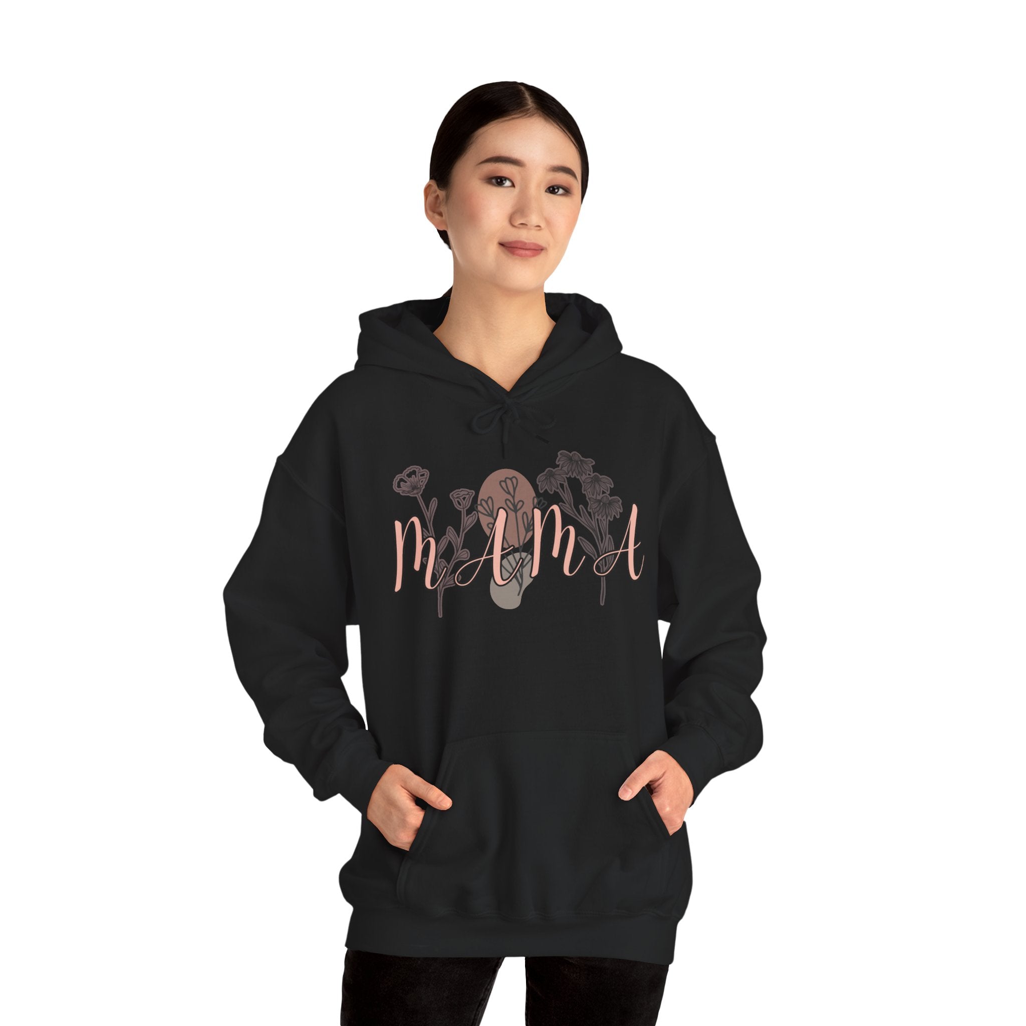 Mama Floral Hoodie – Cozy Mother's Day Gift Sweatshirt