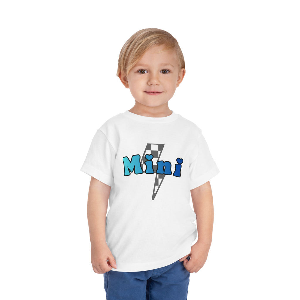 Toddler Lightning Bolt Short Sleeve Tee — Mini Lightning Bolt to Match Mama