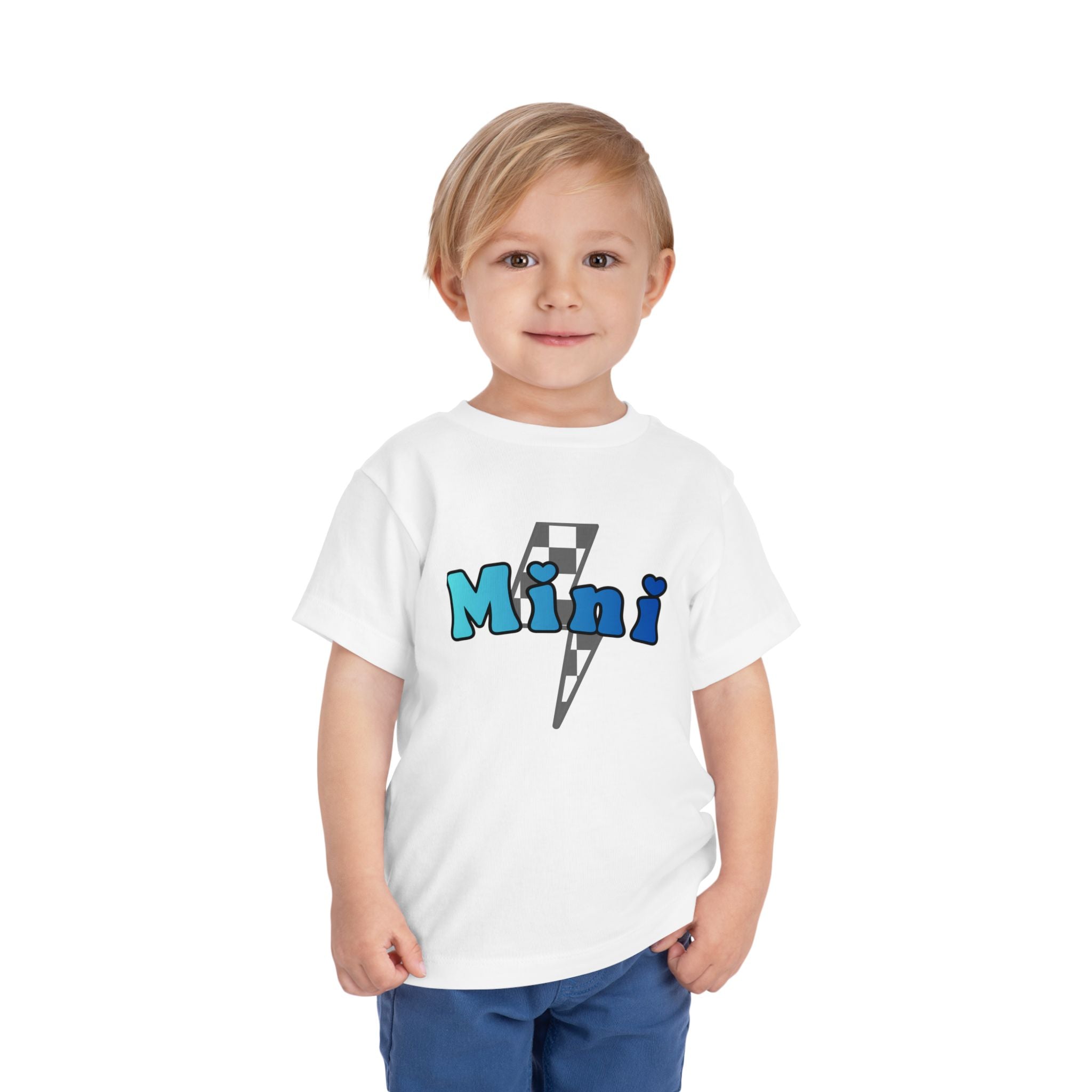 Toddler Lightning Bolt Short Sleeve Tee — Mini Lightning Bolt to Match Mama