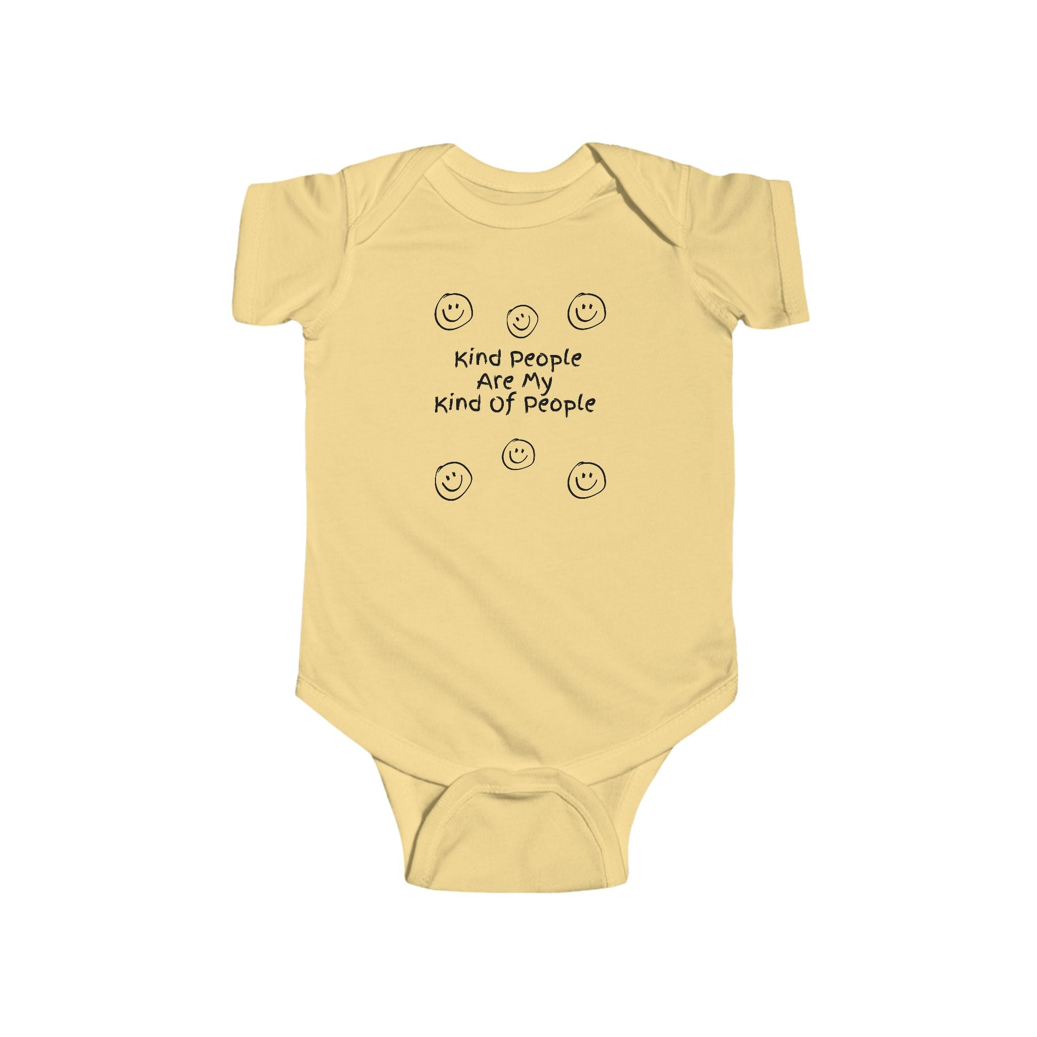"Kind People Are My Kind of People" Infant Bodysuit — Cute Positive Baby Onesie