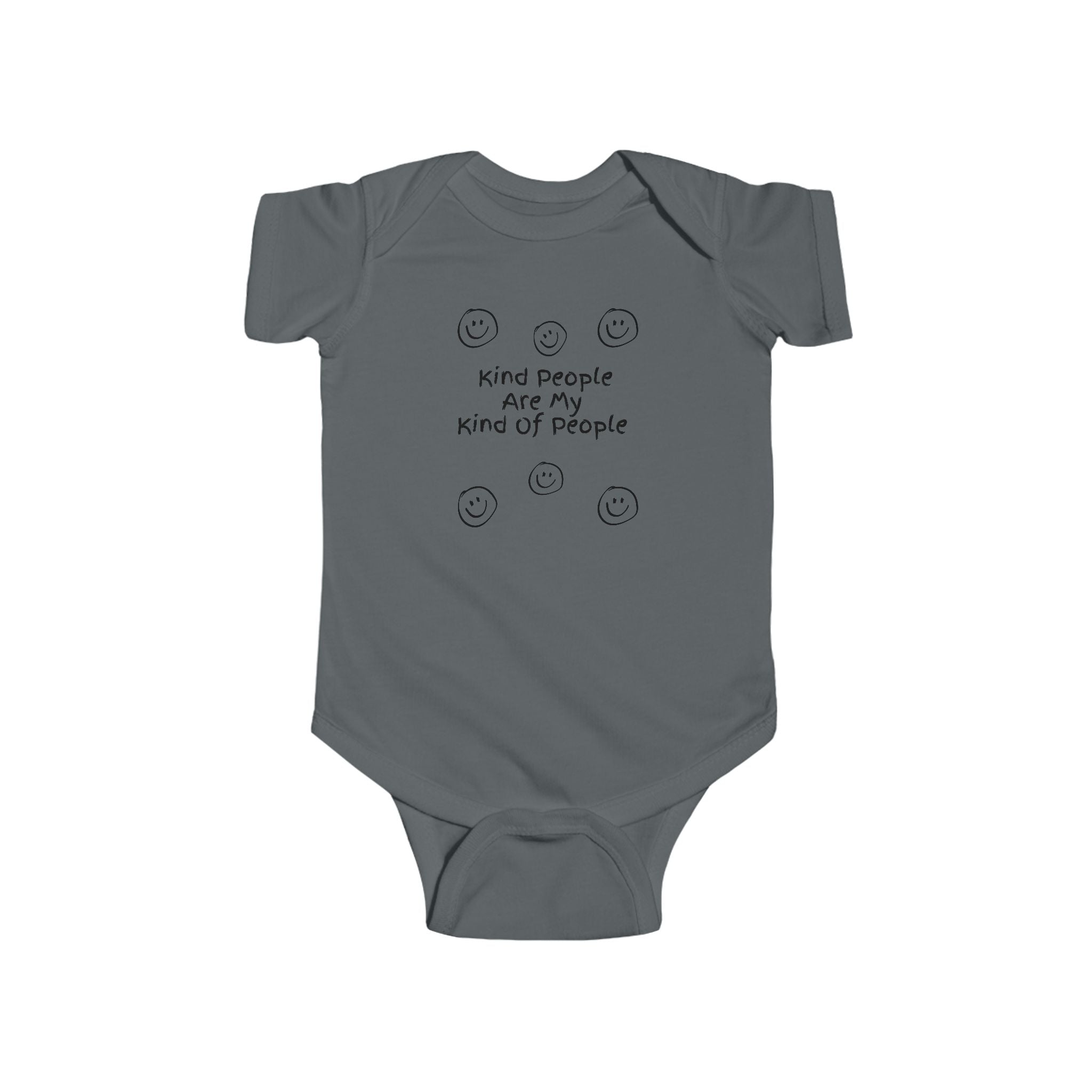 "Kind People Are My Kind of People" Infant Bodysuit — Cute Positive Baby Onesie