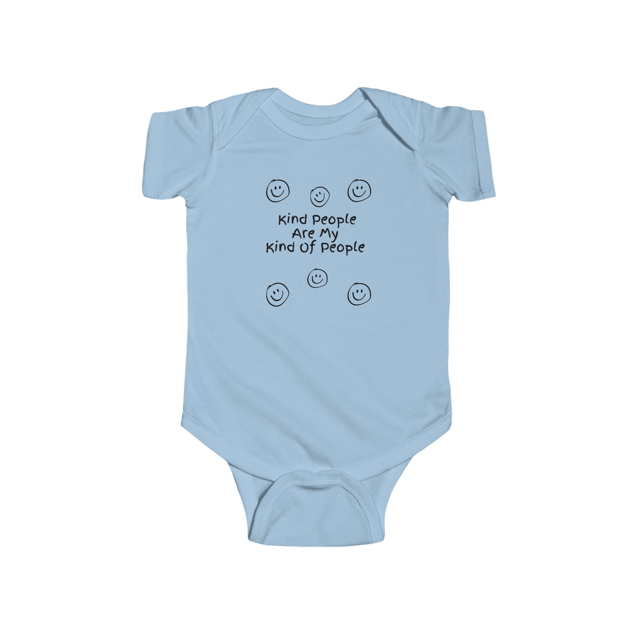 "Kind People Are My Kind of People" Infant Bodysuit — Cute Positive Baby Onesie