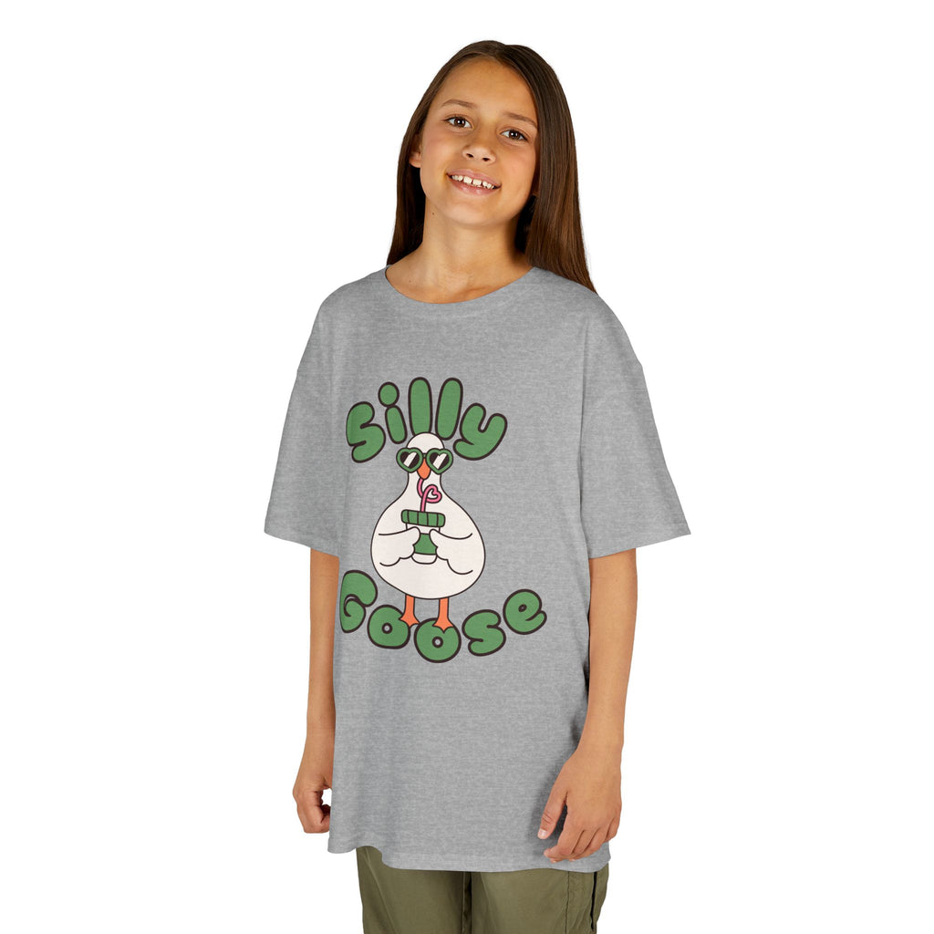 Silly Goose Kids T-Shirt — Cute Cartoon Goose Tee for Children