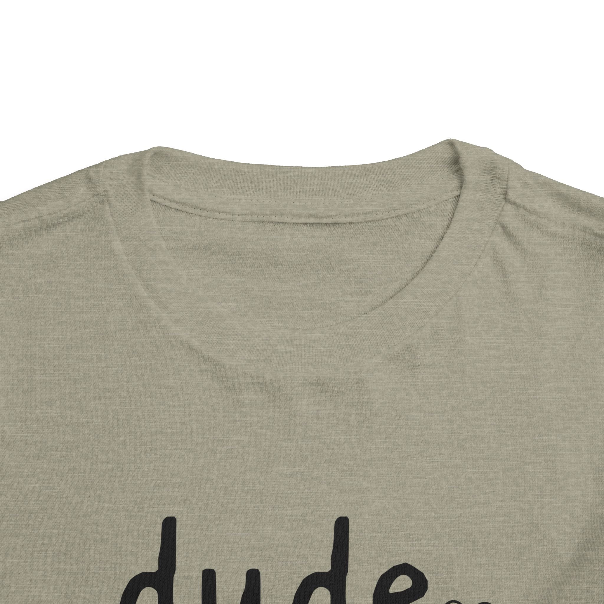 Dude Heart Toddler Tee — Kids' 'Dude' Heart T-Shirt