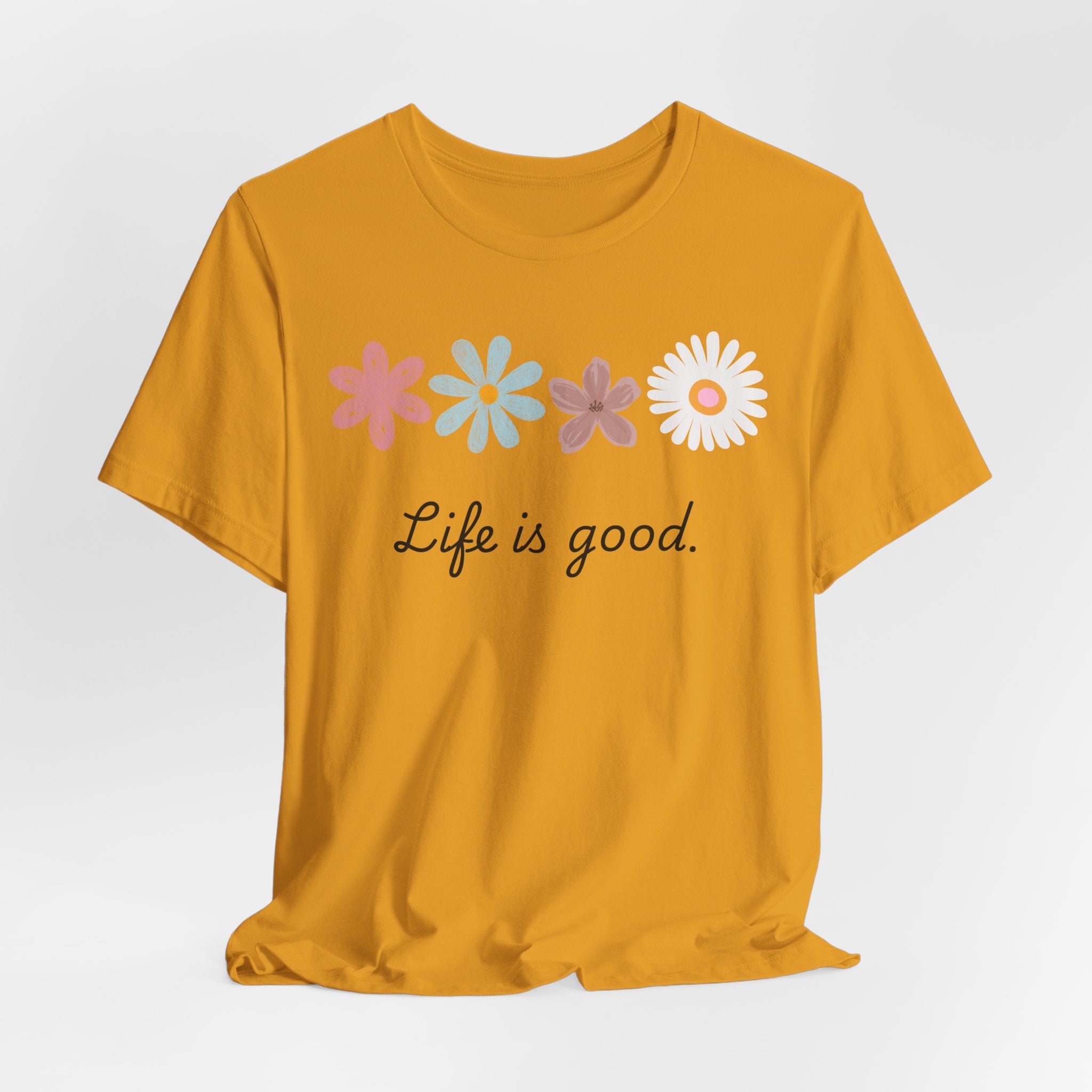 Life Is Good Floral T-Shirt