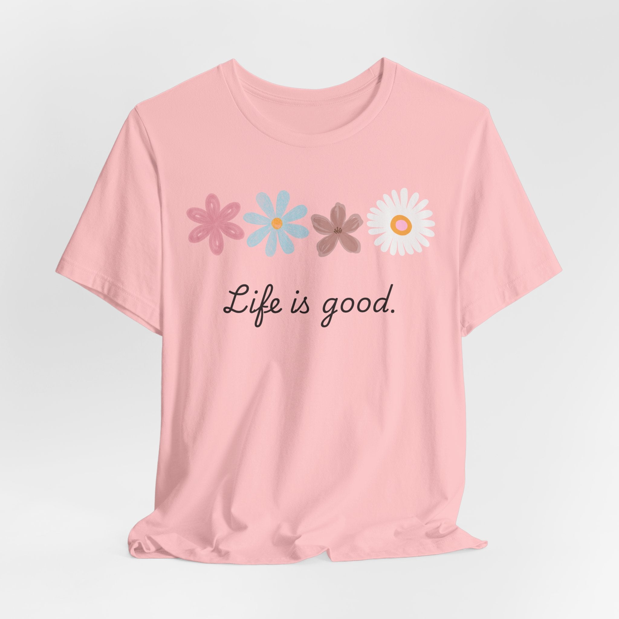 Life Is Good Floral T-Shirt
