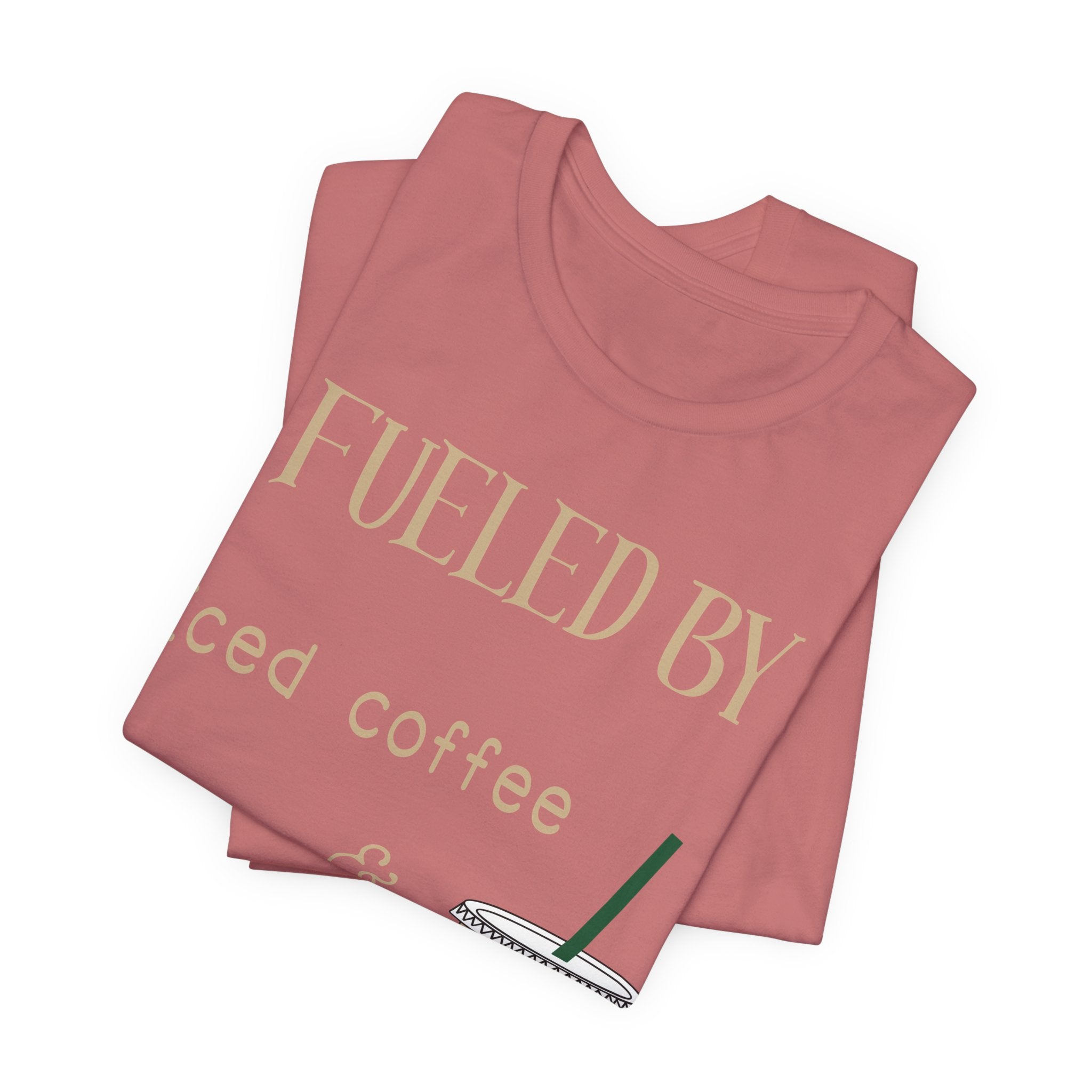 Fueled by Iced Coffee and Anxiety T-Shirt
