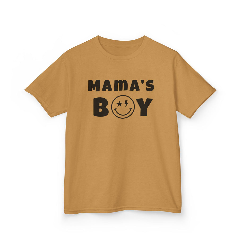 Kids Punk Smiley Tee — “Mama’s Boy” Graphic T-Shirt