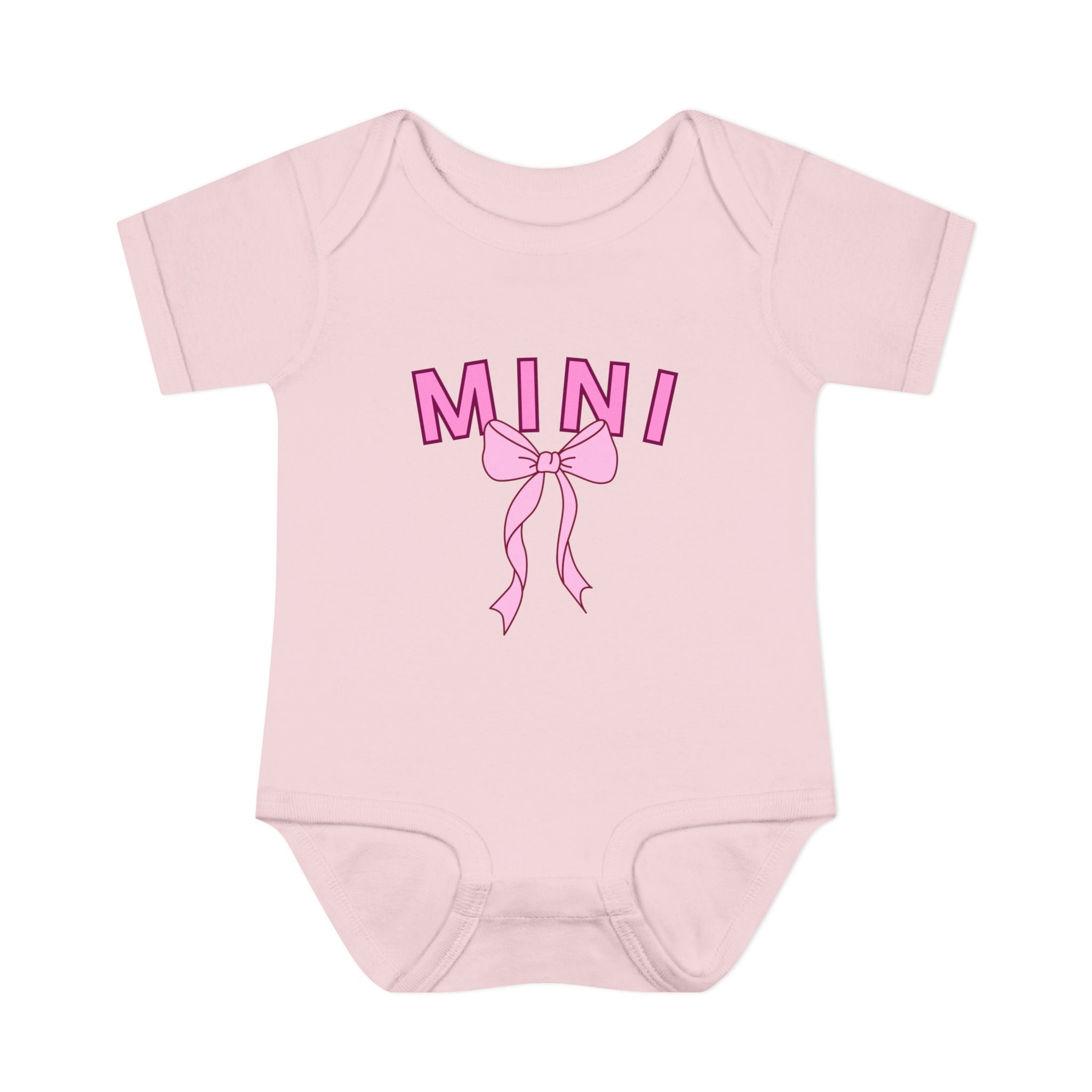 Infant Bodysuit — Mini Onesie with Bow (Matches Mama Shirt)