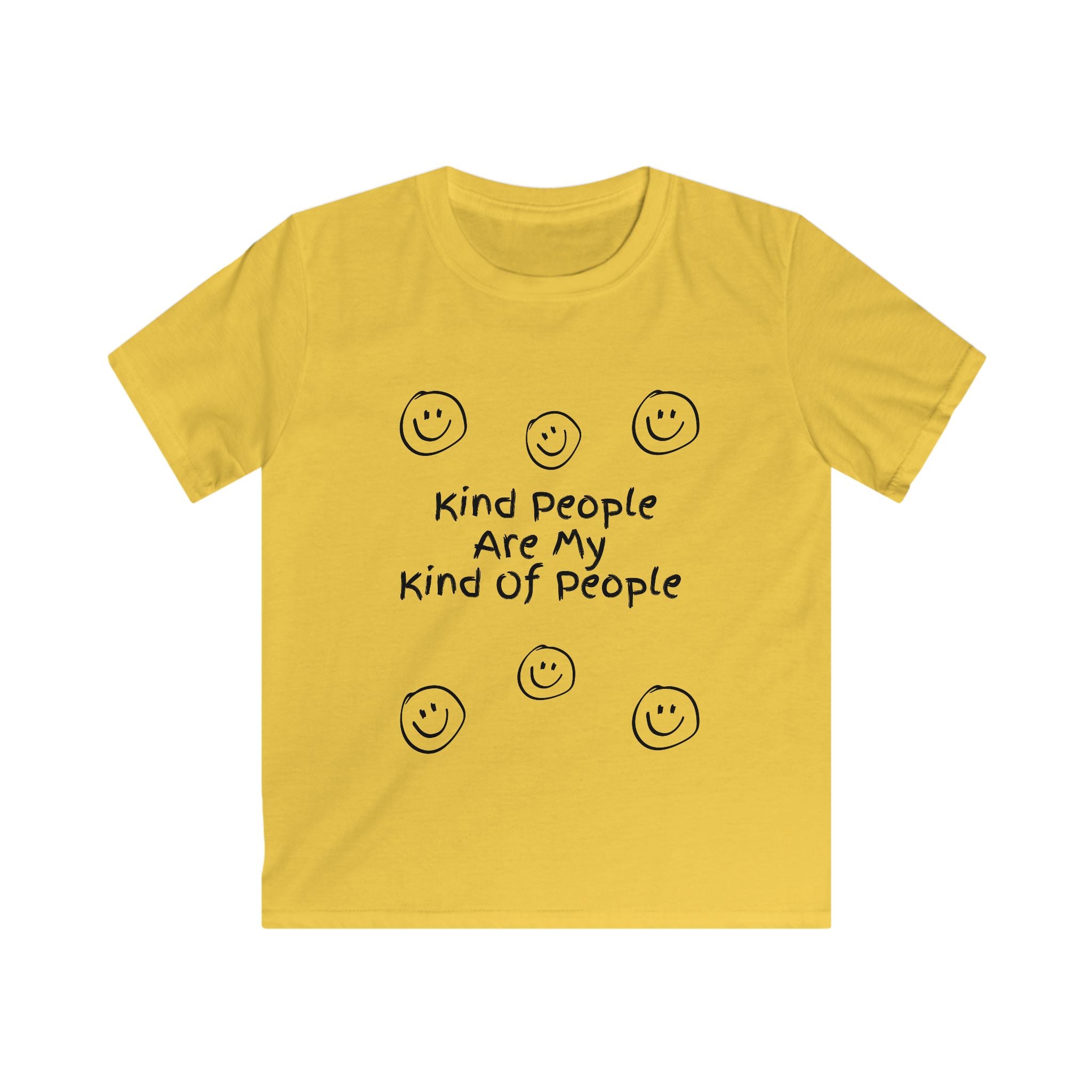 Kids Tee — "Kind People Are My Kind Of People" — Positive Message Kids T-Shirt