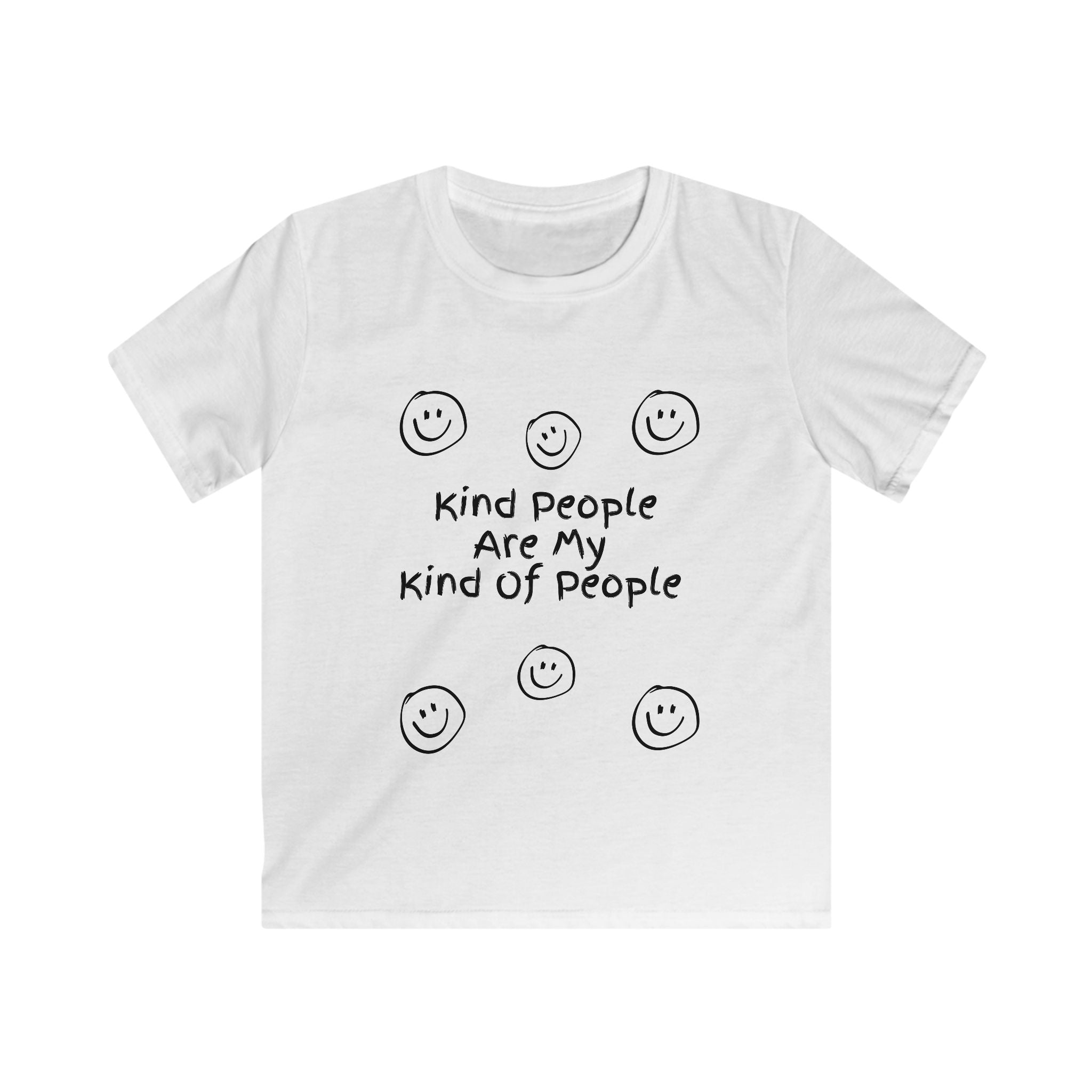 Kids Tee — "Kind People Are My Kind Of People" — Positive Message Kids T-Shirt