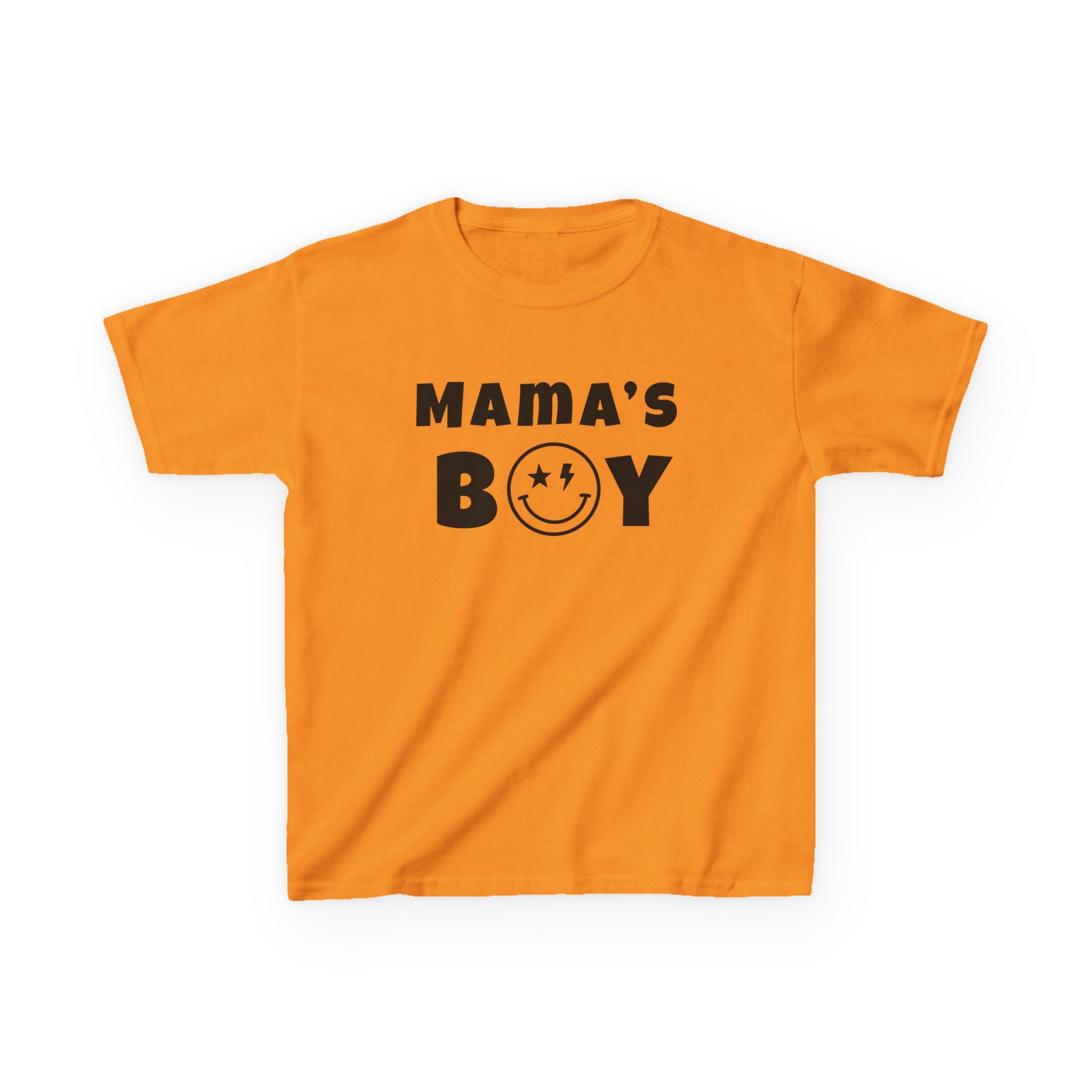 Kids Punk Smiley Tee — “Mama’s Boy” Graphic T-Shirt