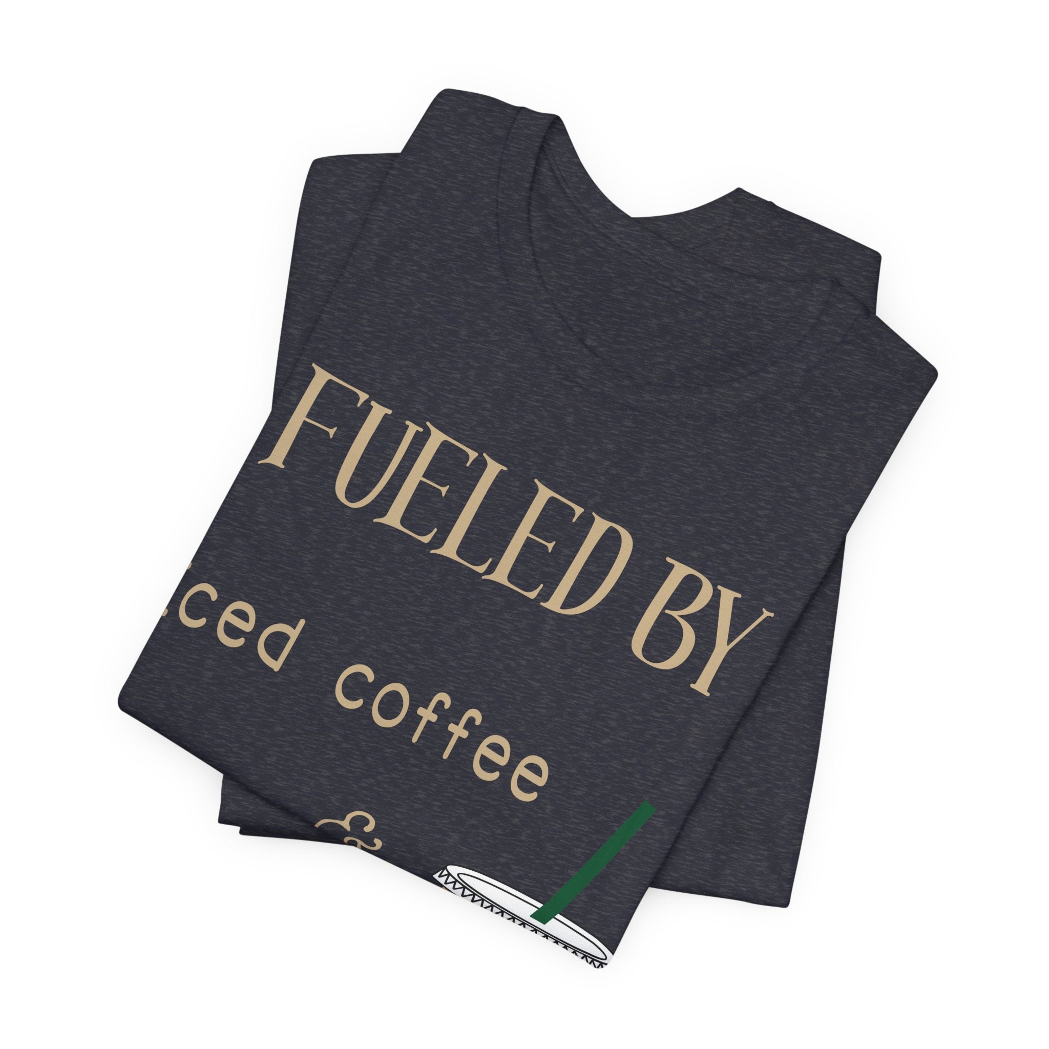 Fueled by Iced Coffee and Anxiety T-Shirt
