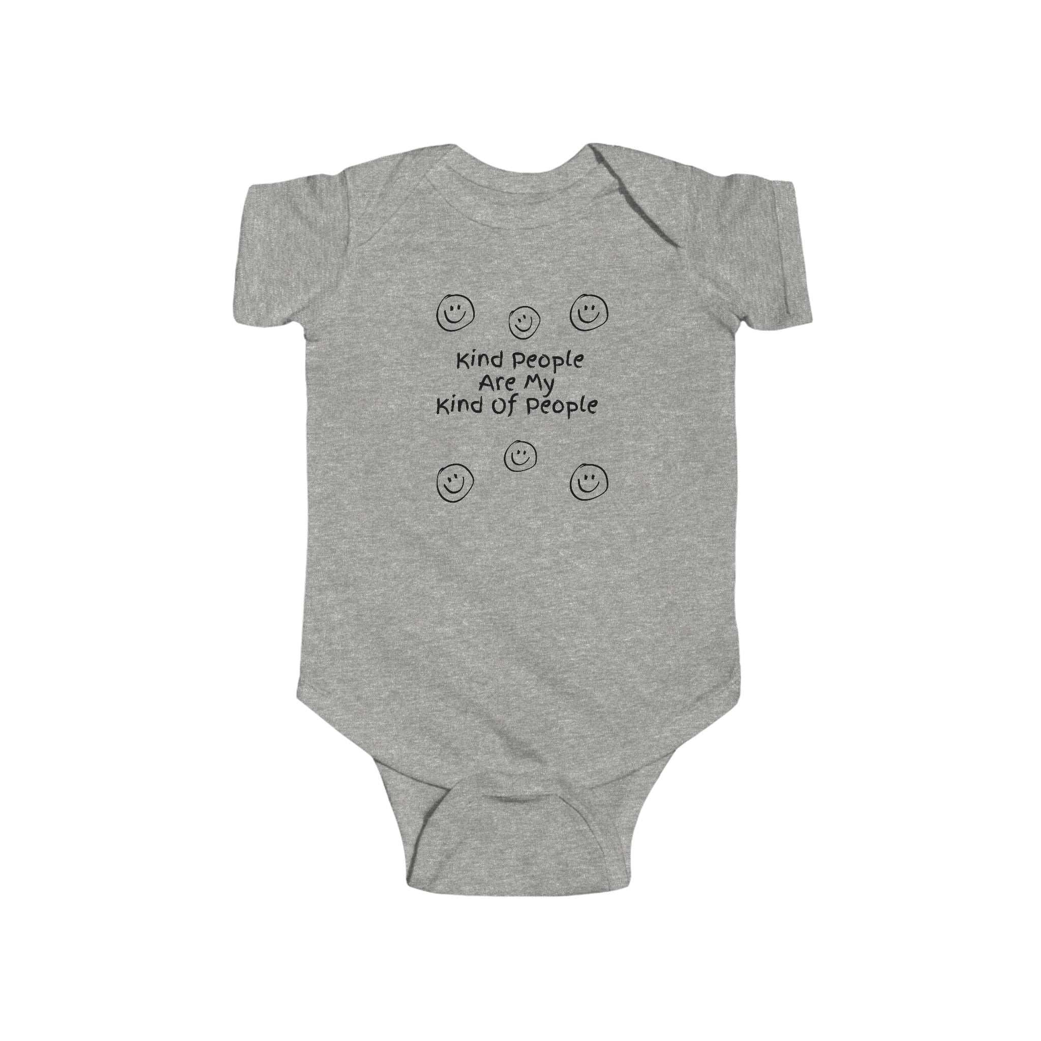 "Kind People Are My Kind of People" Infant Bodysuit — Cute Positive Baby Onesie