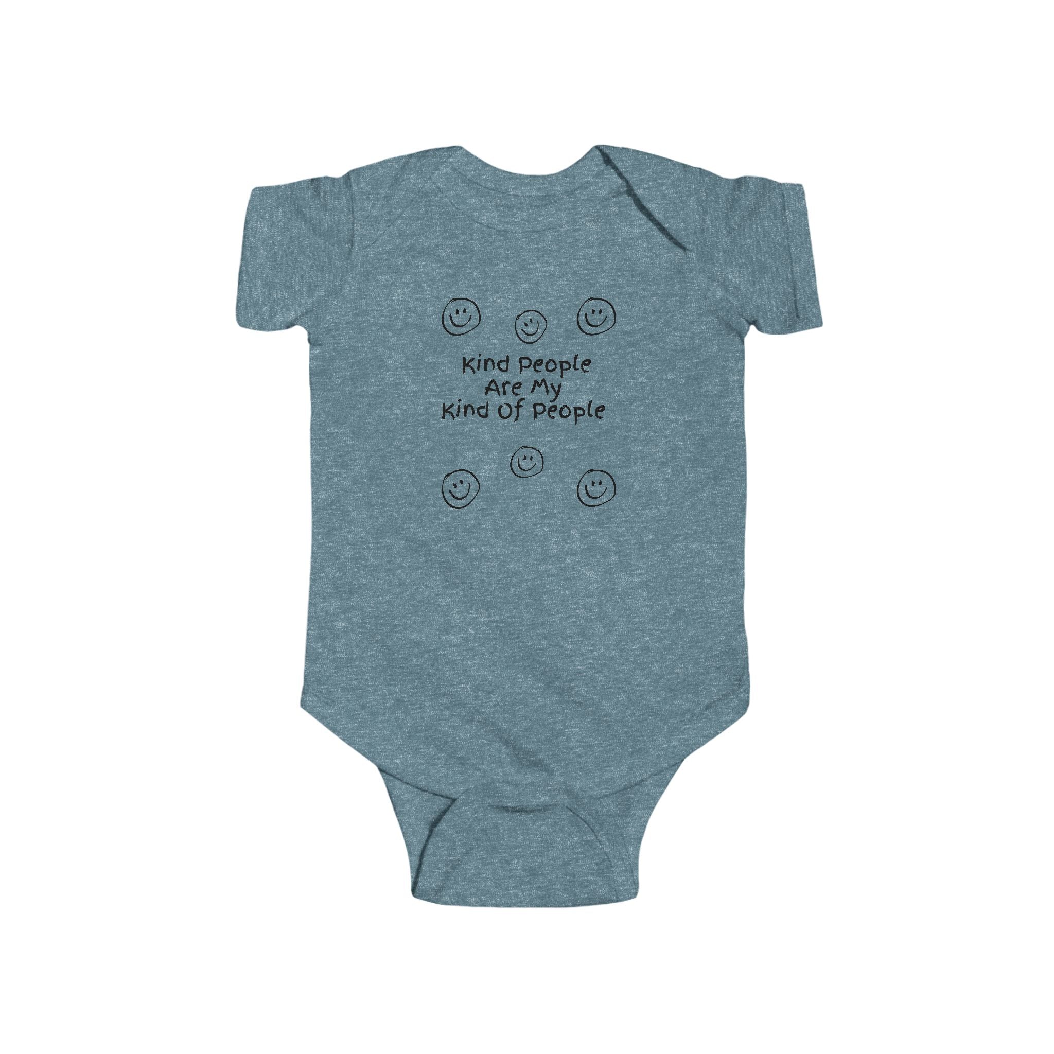 "Kind People Are My Kind of People" Infant Bodysuit — Cute Positive Baby Onesie