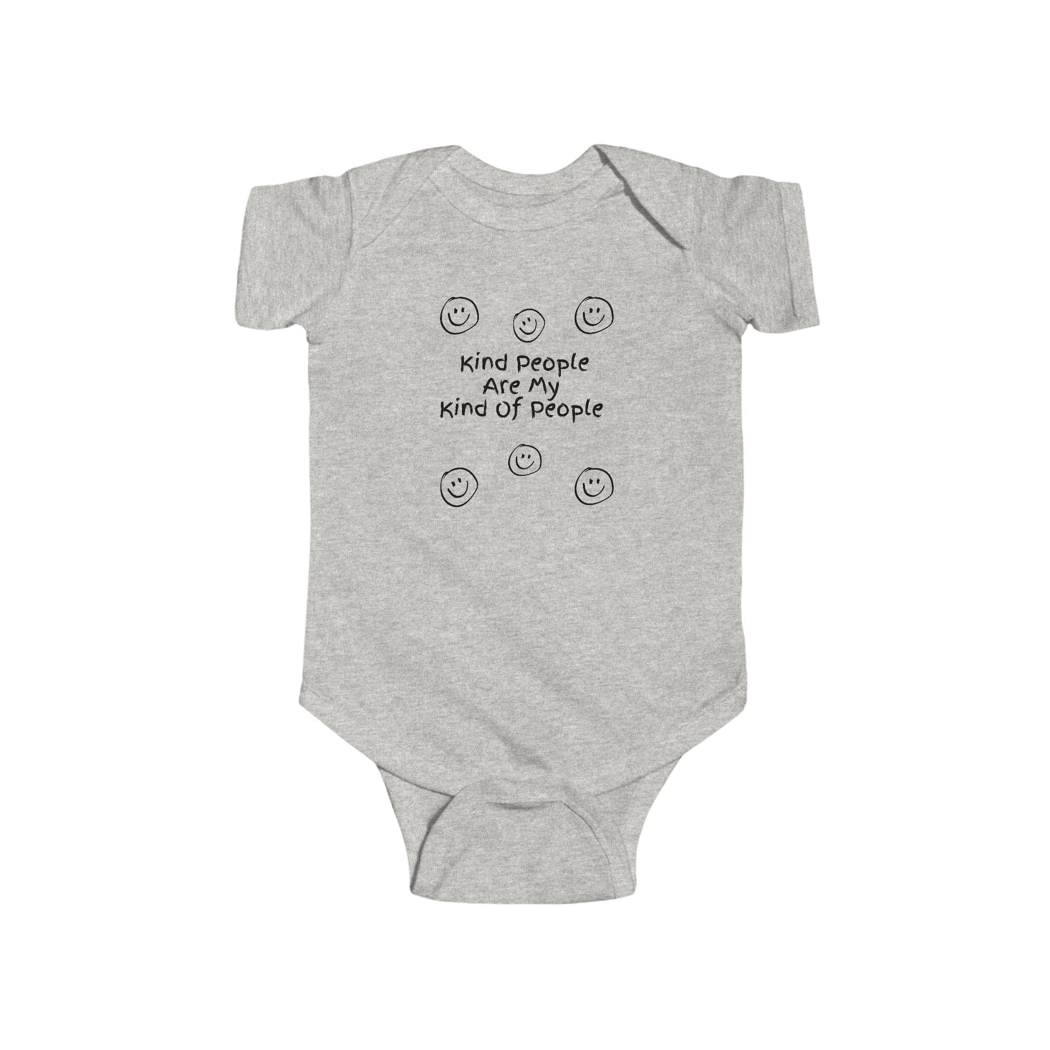"Kind People Are My Kind of People" Infant Bodysuit — Cute Positive Baby Onesie